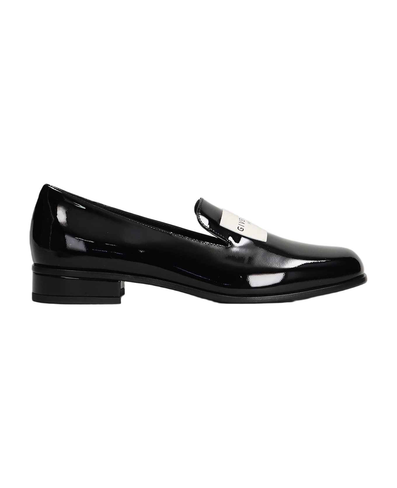 Givenchy Elegant Loafer Loafers In Black Patent Leather - black