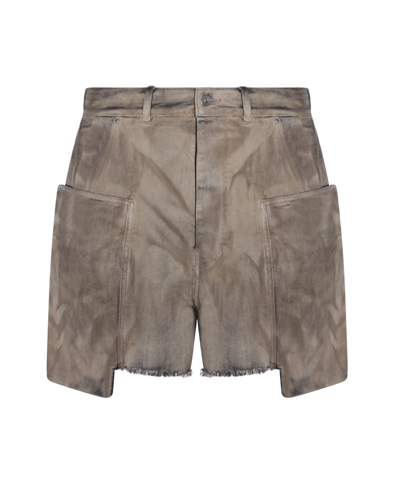 DRKSHDW Beige Cotton Short - DUST