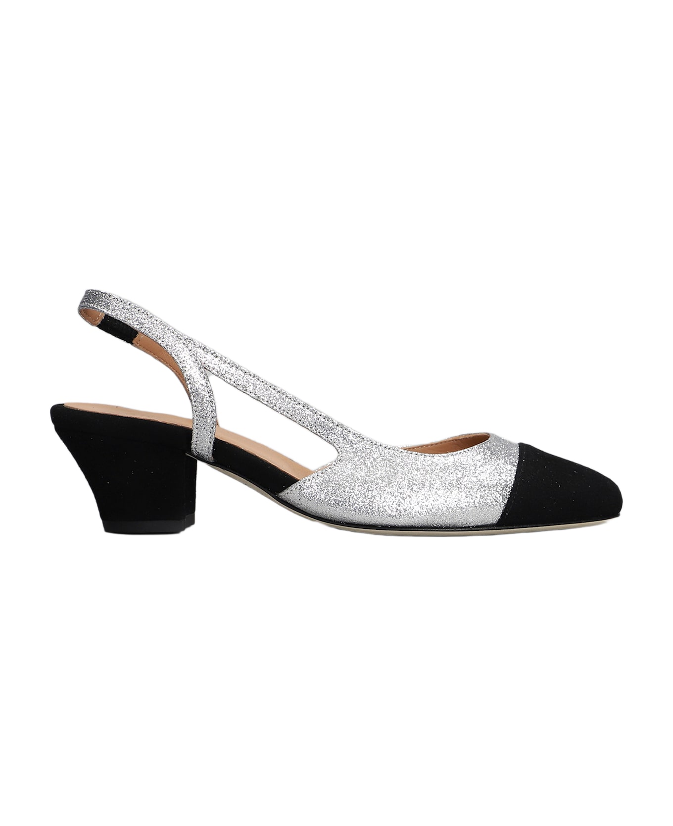 Anniel Pumps In Silver Glitter - silver