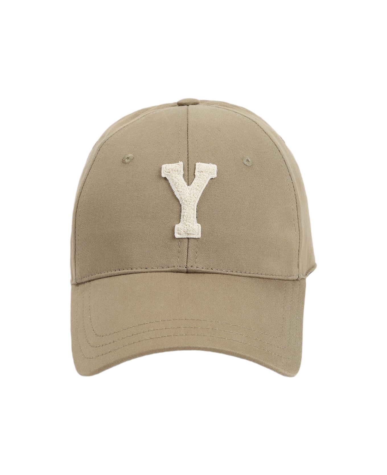 Saint Laurent Baseball Hat - Kaki avorio