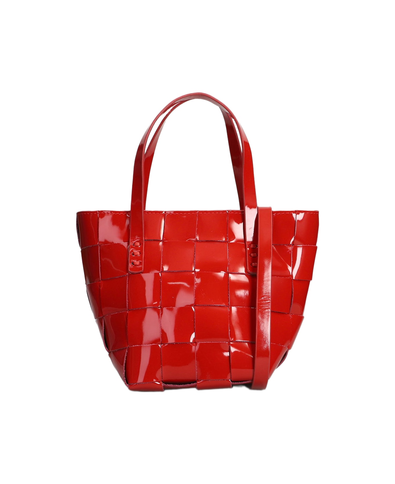 Dragon Diffusion Japan Mini Shoulder Bag In Red Leather - red