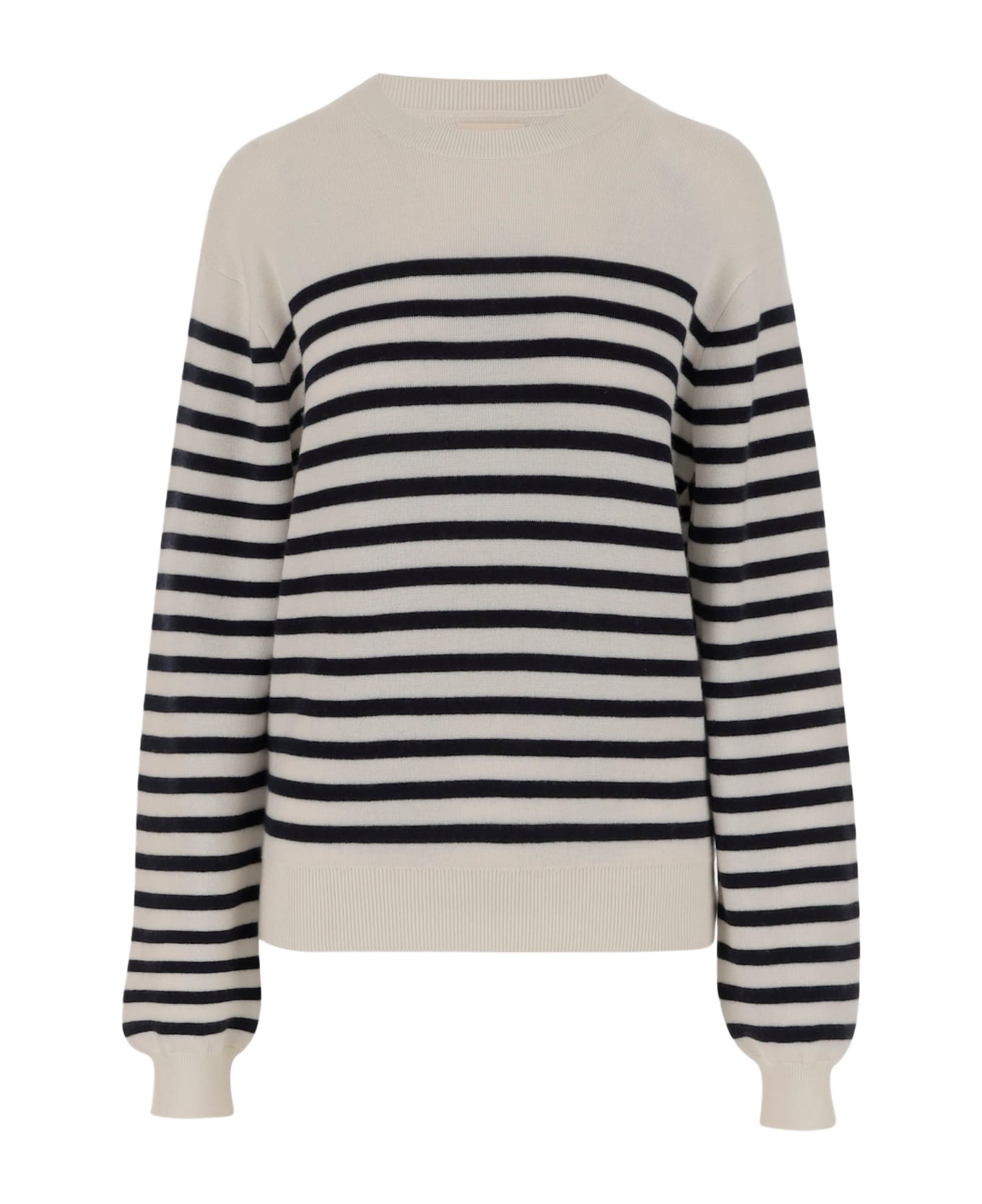 Khaite Purple Stretch Cashmere Sweater - Ivory