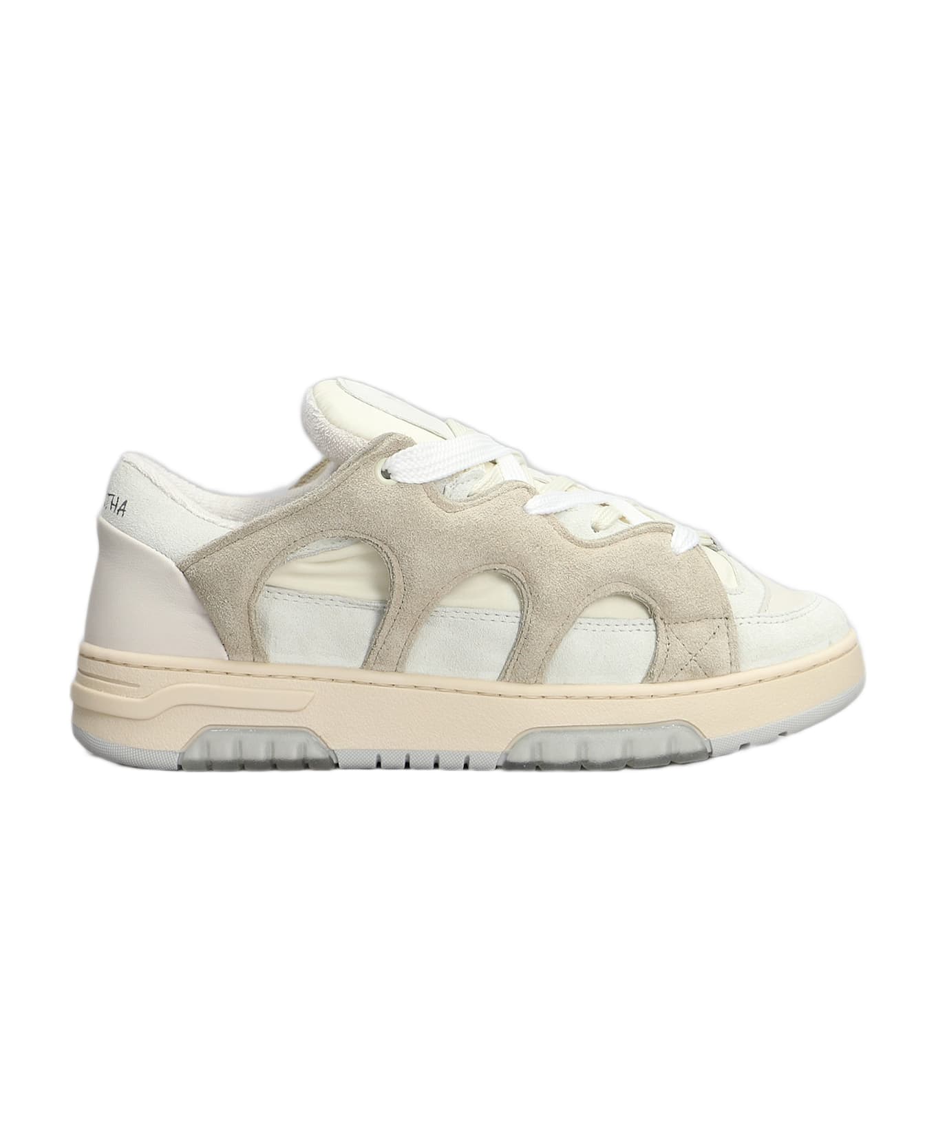 Paura Santha 1 Original Sneakers In Beige Suede - beige