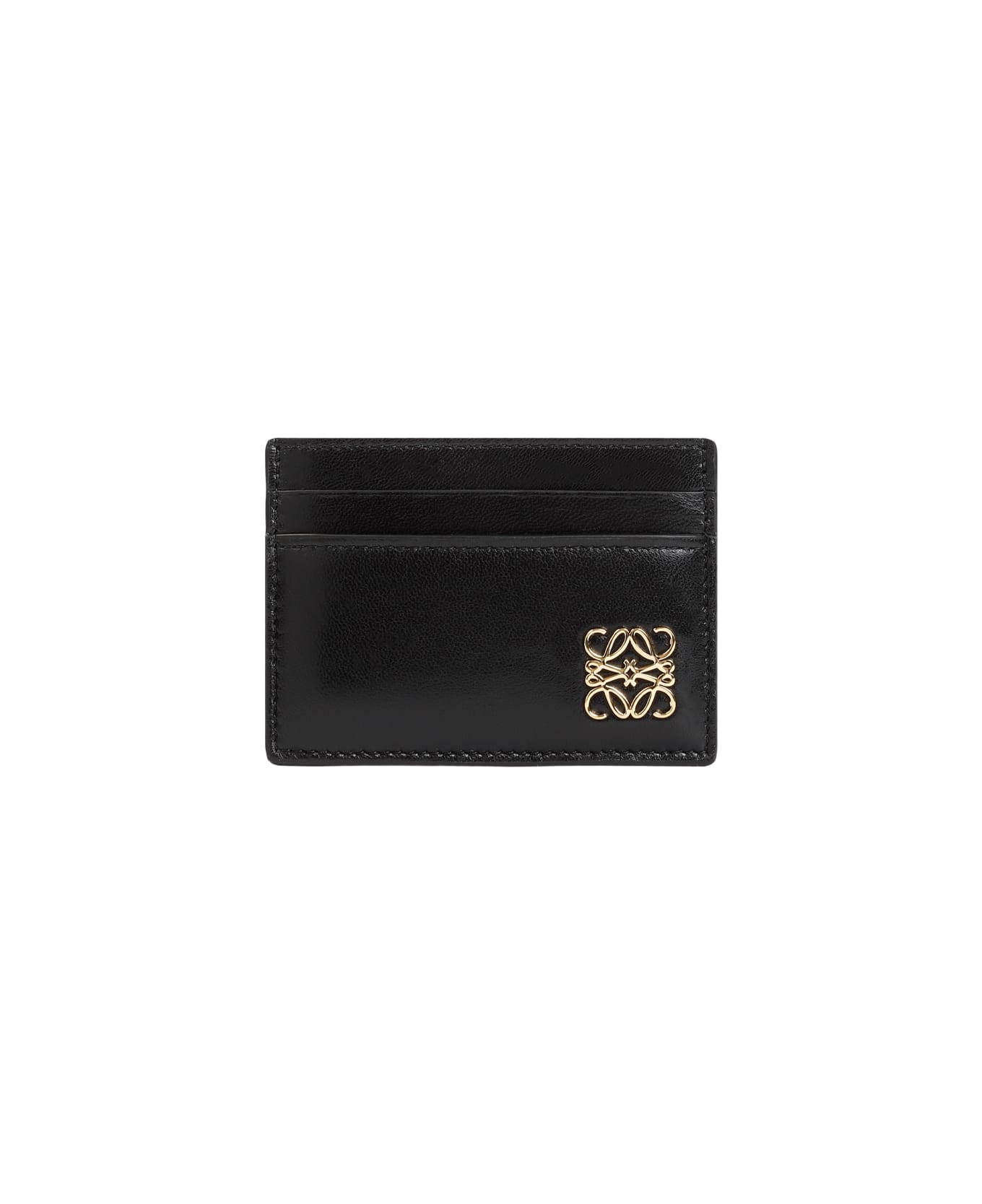 Loewe Anagram Puffer Plain Cardholder - Black