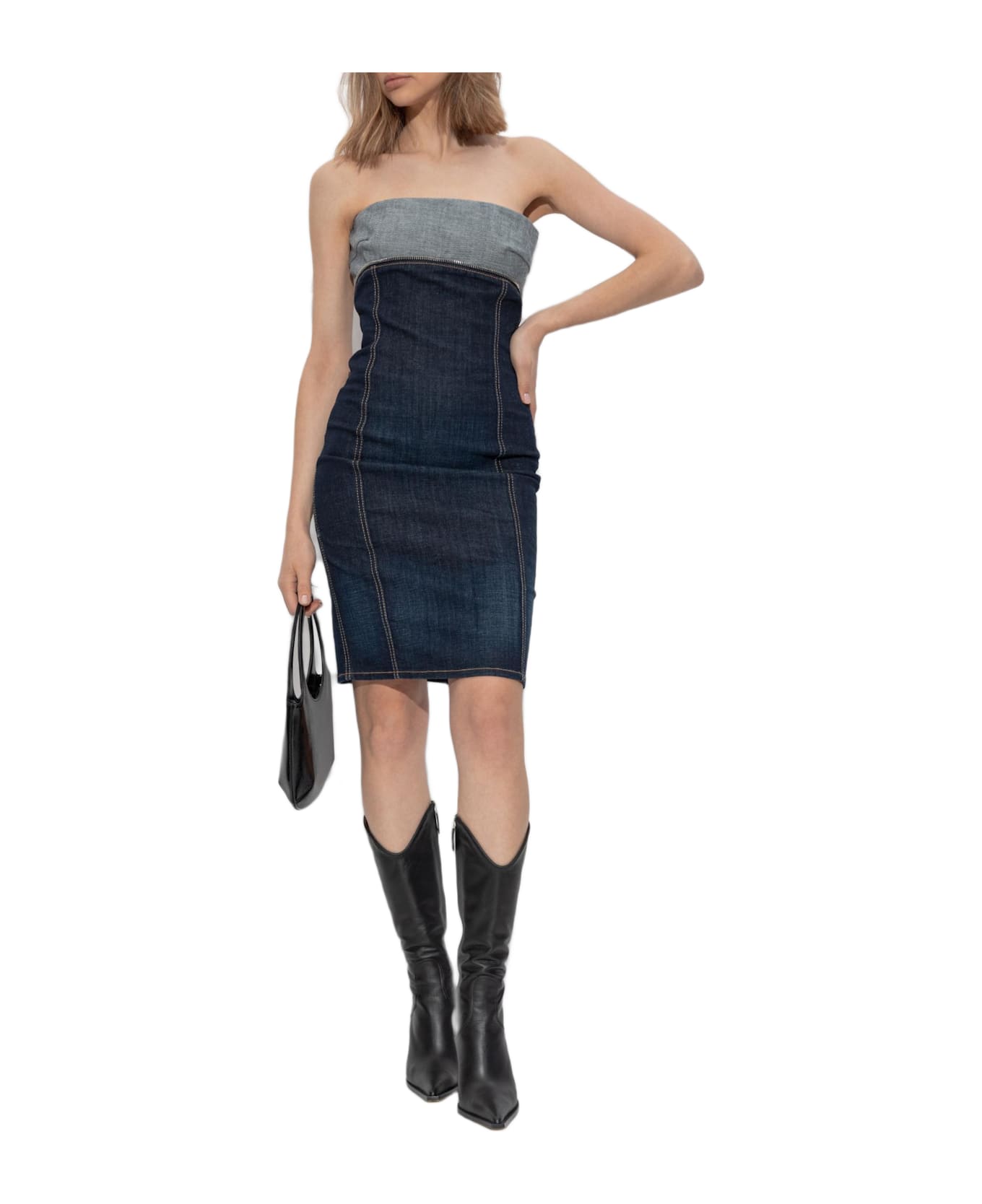 Dsquared2 Denim Dress - BLUE
