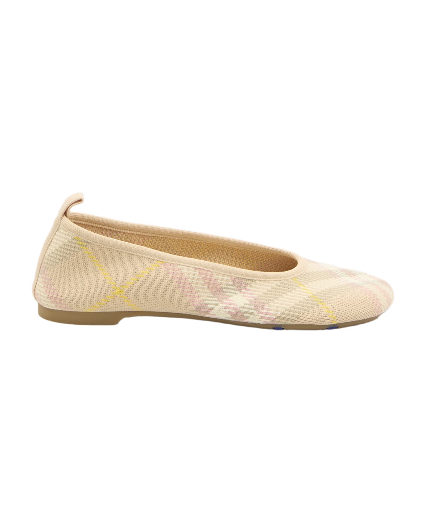 Burberry Check Knit Baby Ballerinas - Teacup Ip Check