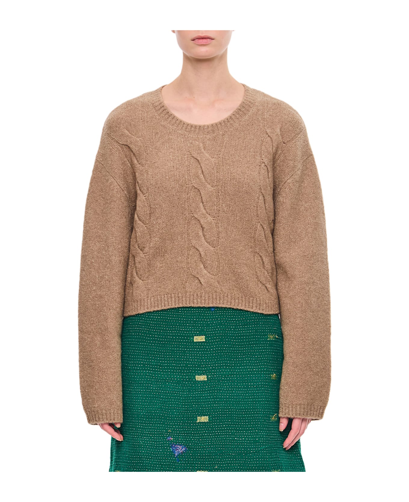 Lisa Yang Hannan Chasmere Sweater - Beige
