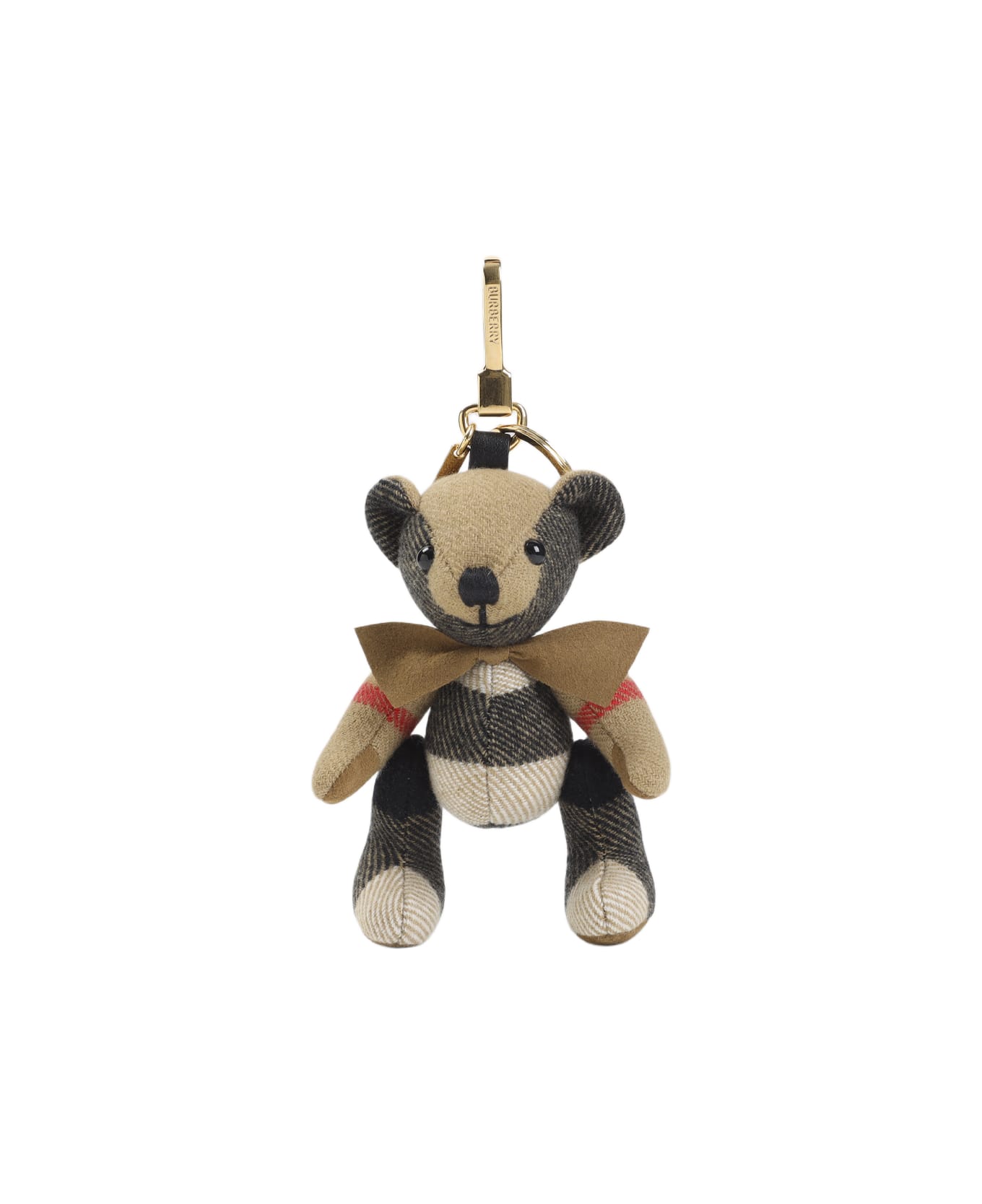 Burberry Thomas Check Key Ring - Archive Beige