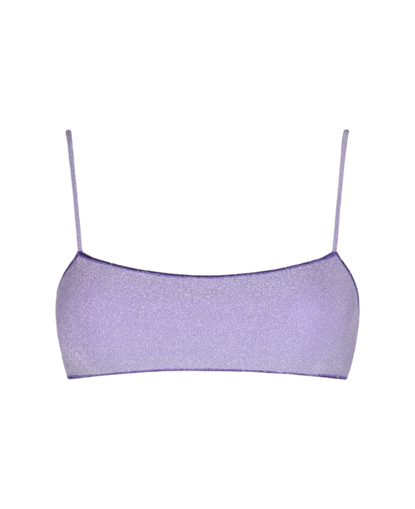 MC2 Saint Barth Woman Lurex Bralette Beach Top Sadie - PINK