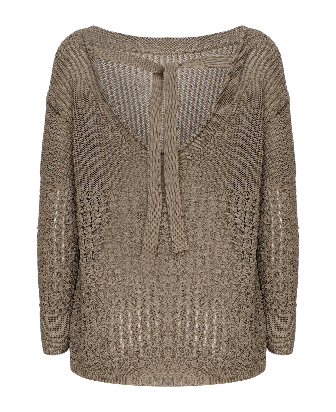 Max Mara Paggi Cotton Blend Pullover - Beige