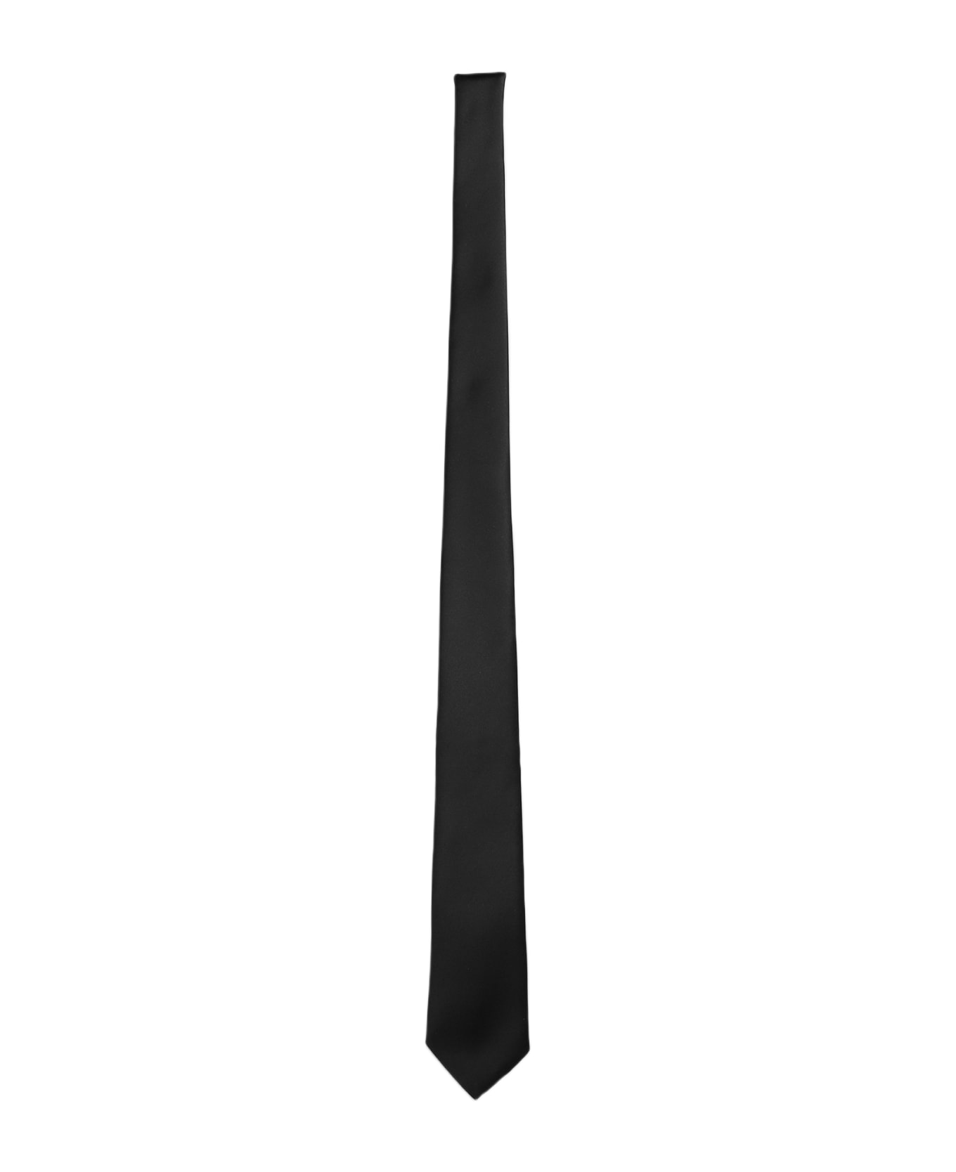 Tagliatore 0205 Tie In Black Polyester - black