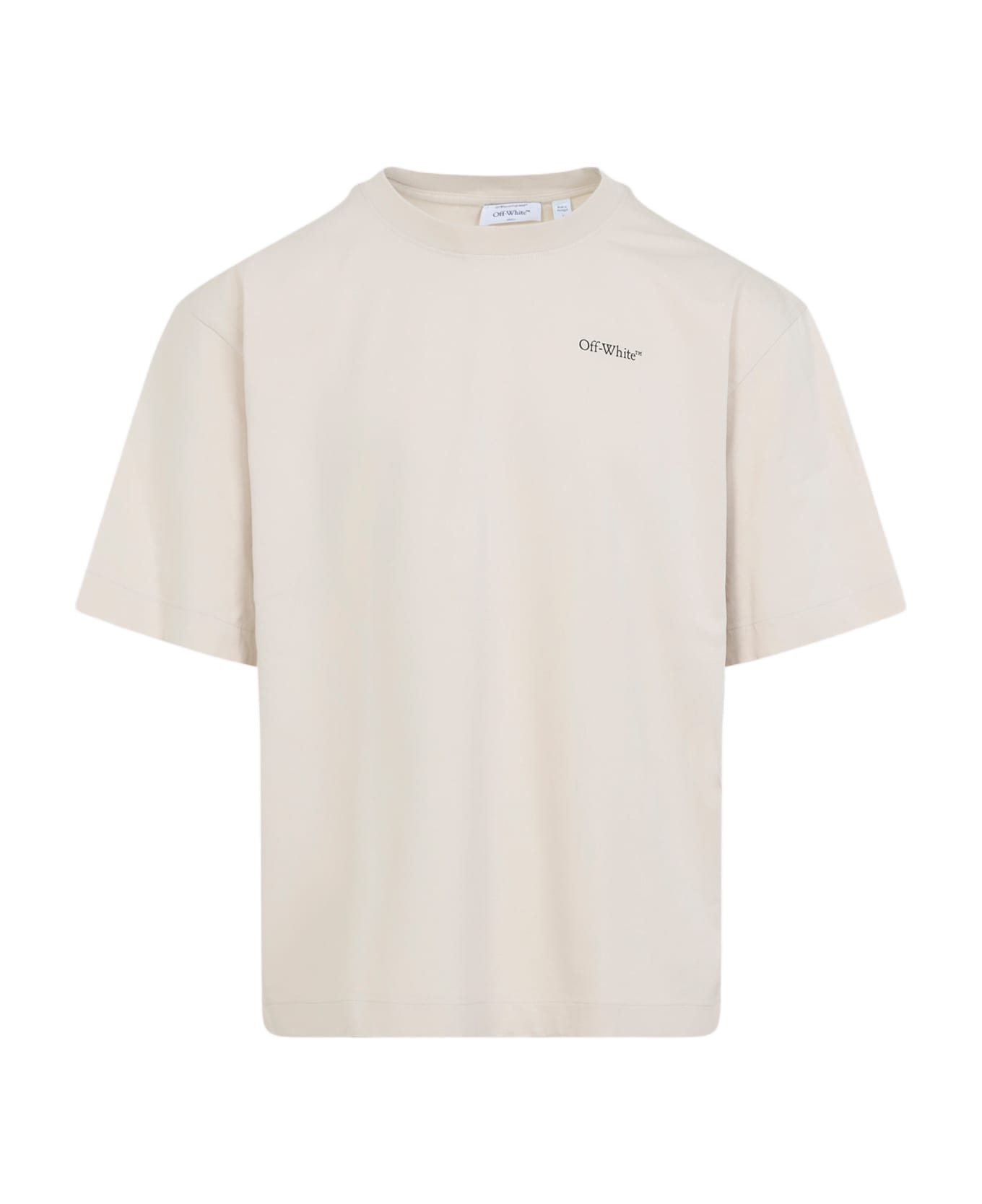 Off-White Half Arrows Skate T-shirt - Pumice Stone