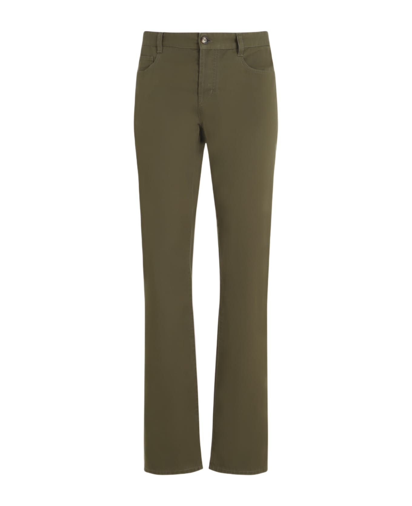 Saint Laurent Slim Fit Pants - Authentic Kaki