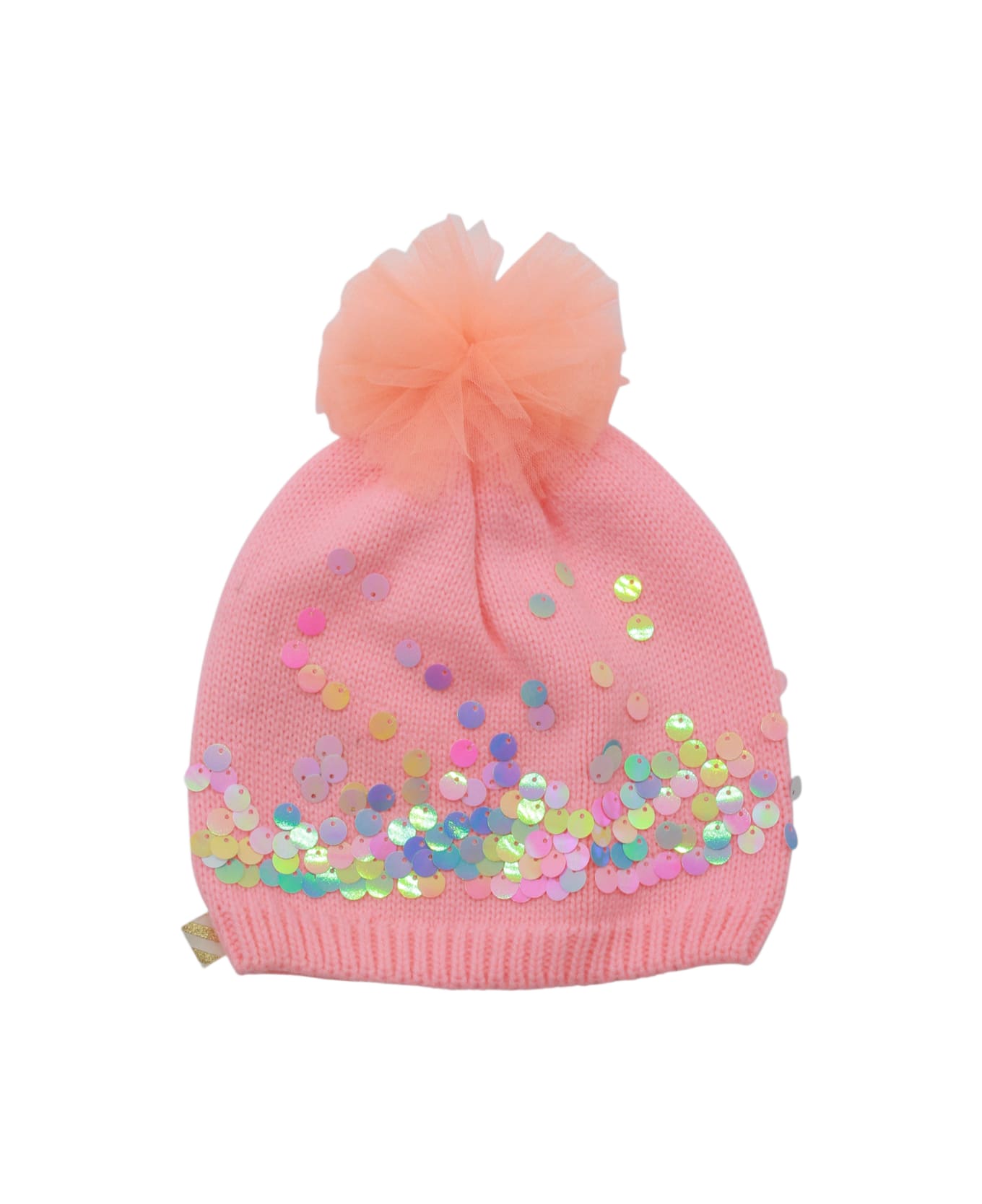 Billieblush Peach Paillettes Beanie - Pink