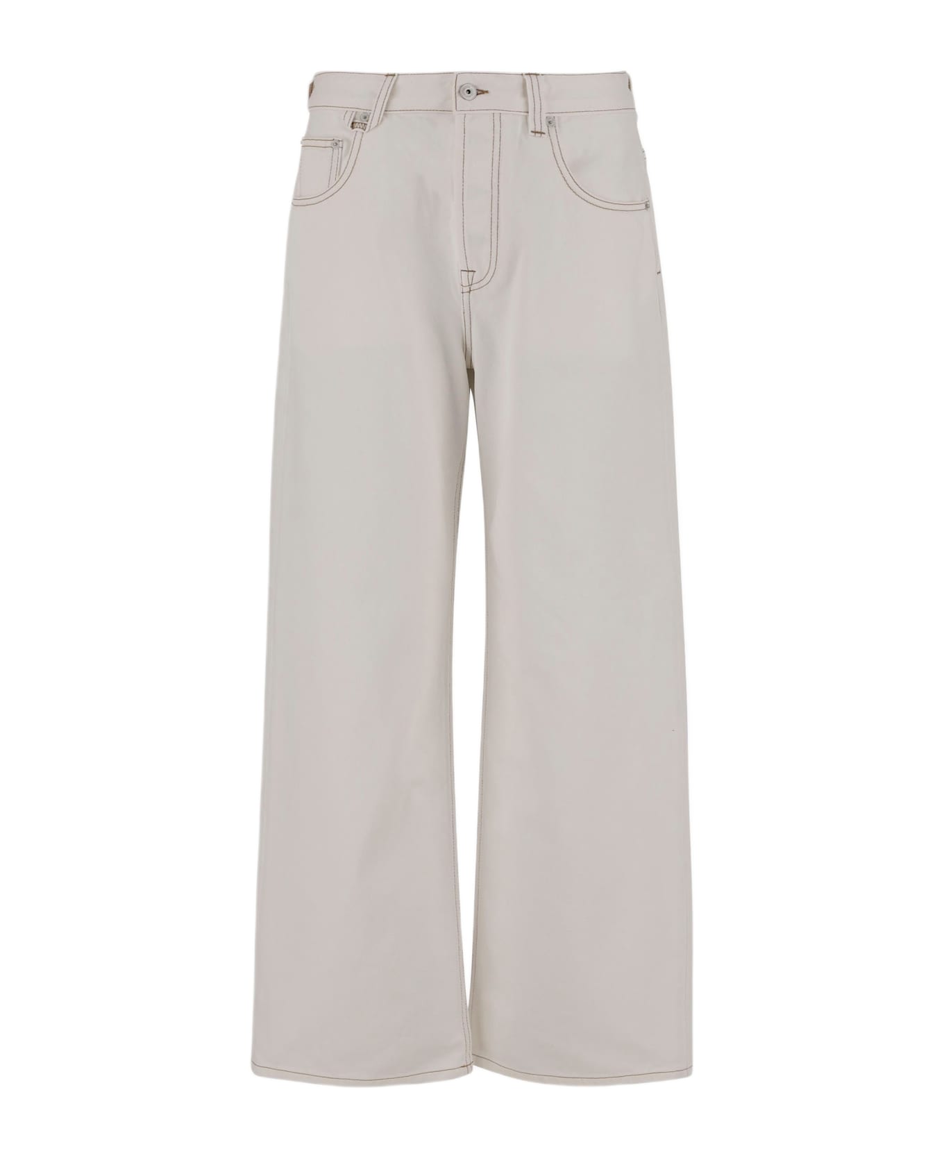 Jacquemus Cotton Denim Jeans - White