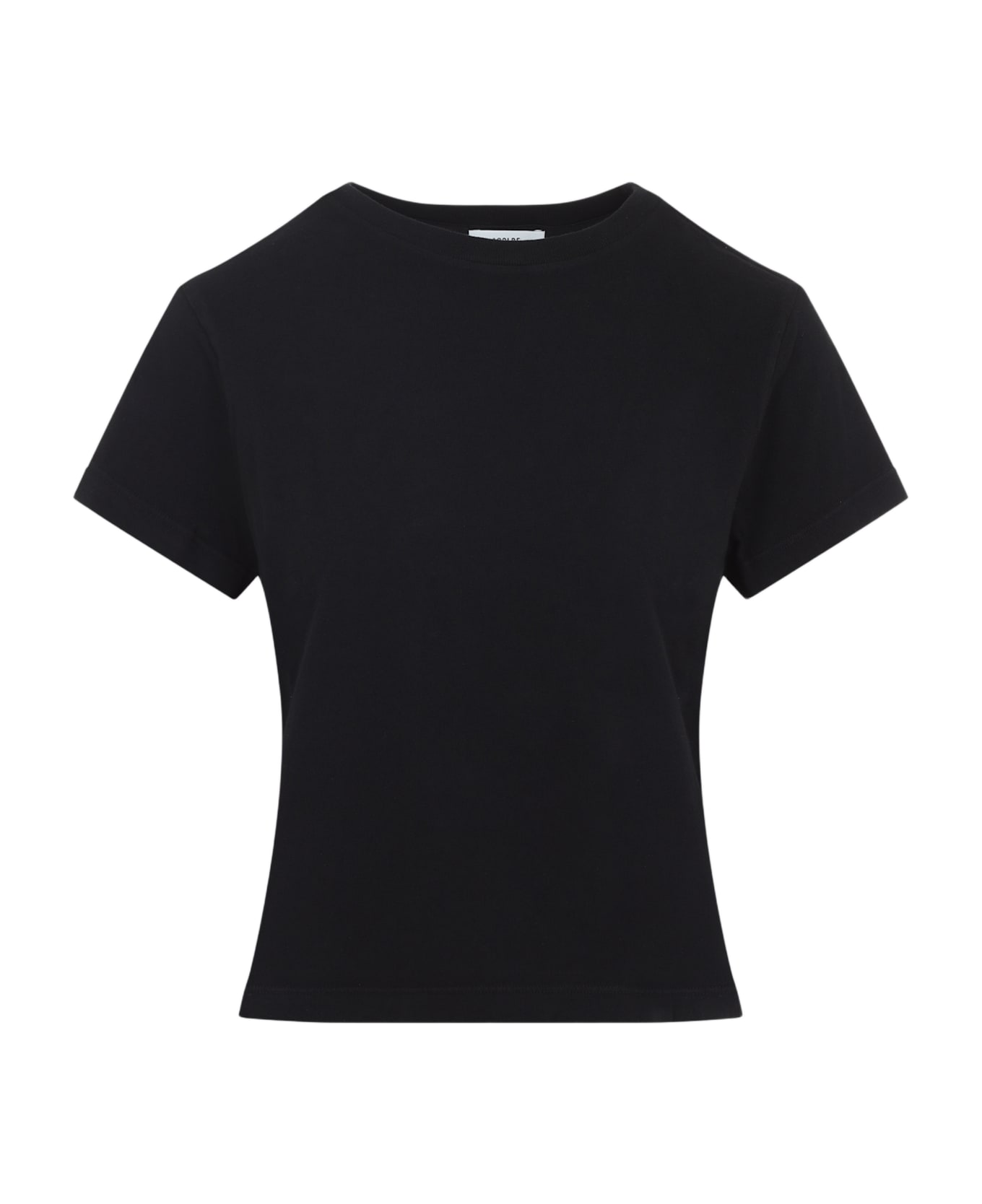 AGOLDE Adine Shrunken T-shirt - Black