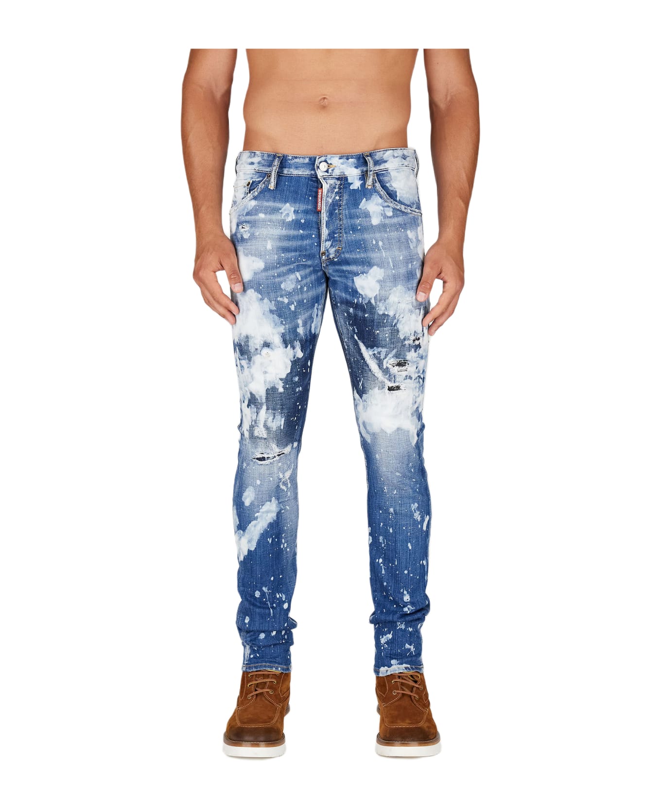 Dsquared2 5 Pockets Jeans - Navy blue