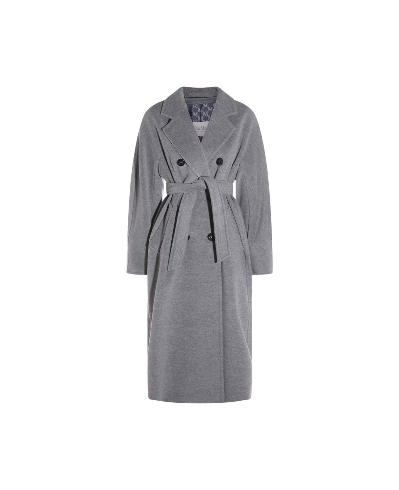 Max Mara Grey Wool Coat - Grey