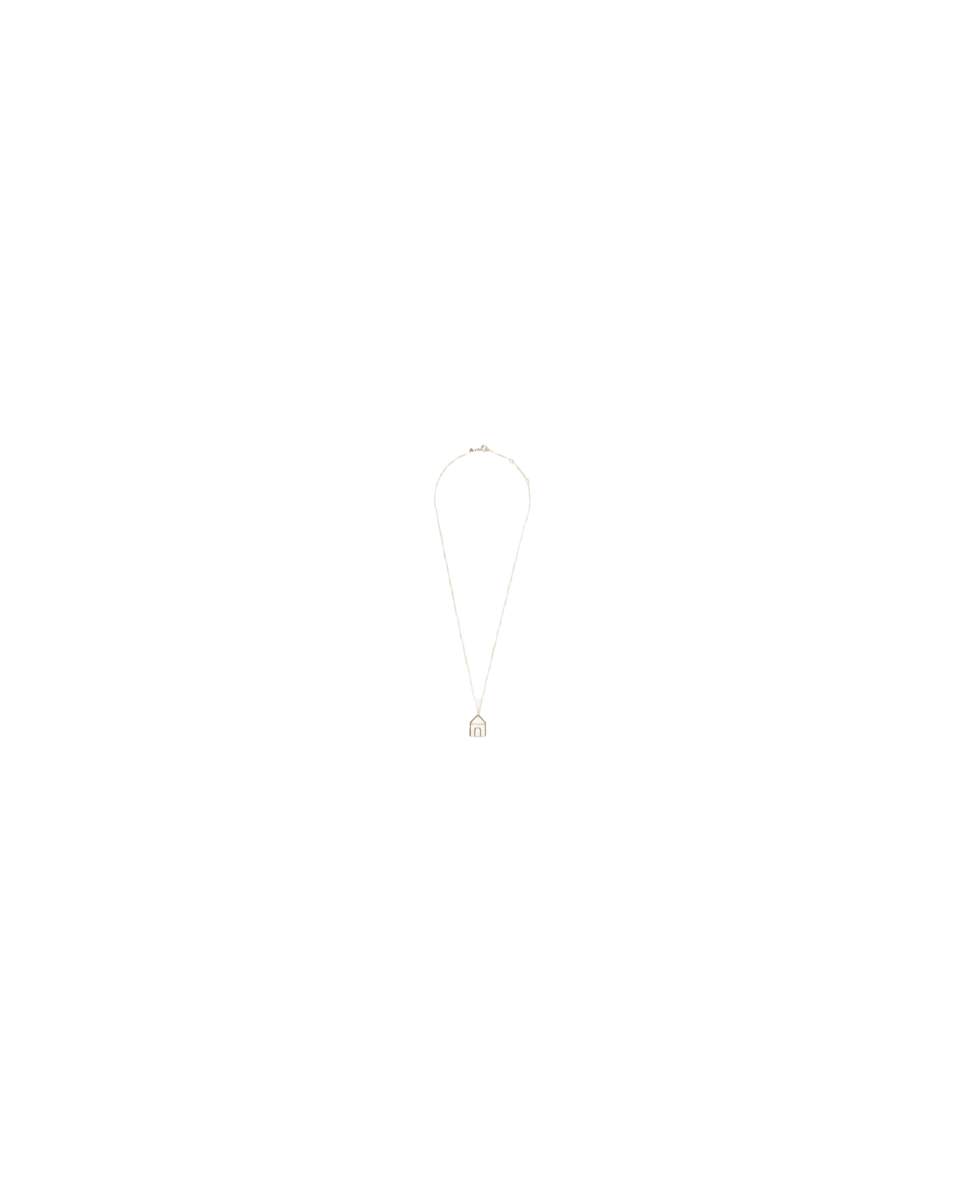 Aliita 9k Gold Casita Necklace - Golden