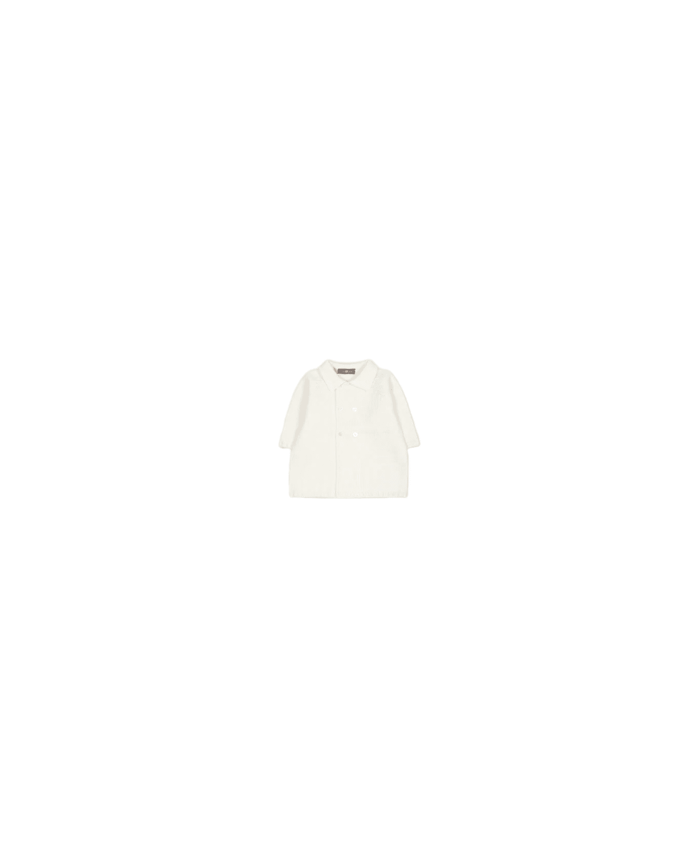 Little Bear White Coat - White コート＆ジャケット
