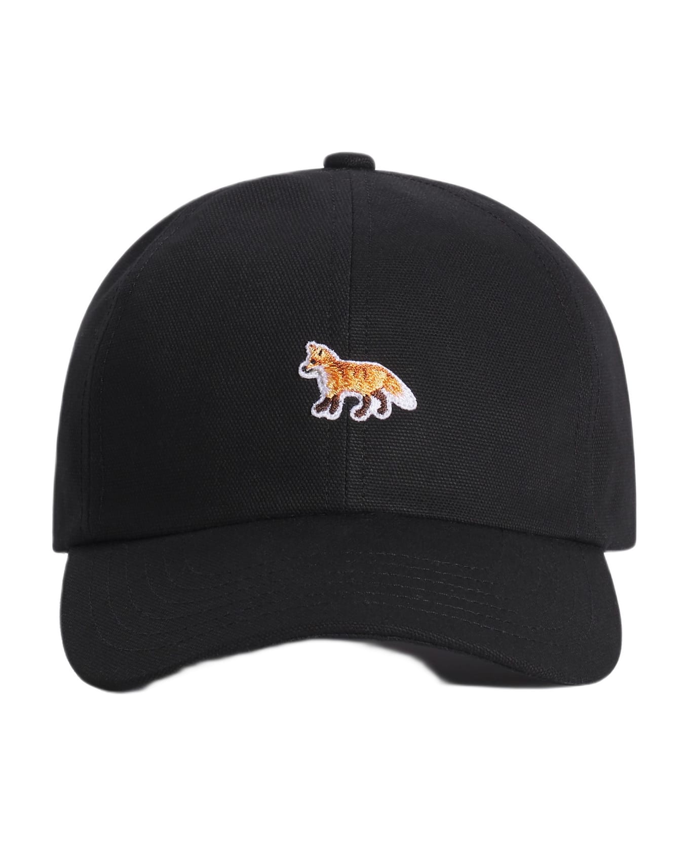 Maison Kitsuné Baby Fox 6p Cap - Black