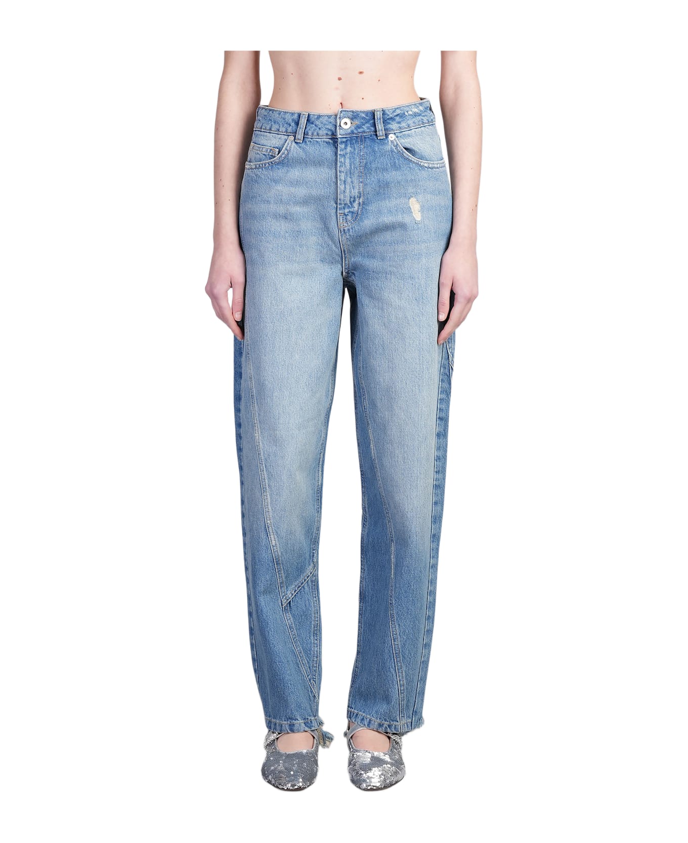 HALFBOY Jeans In Blue Denim - blue