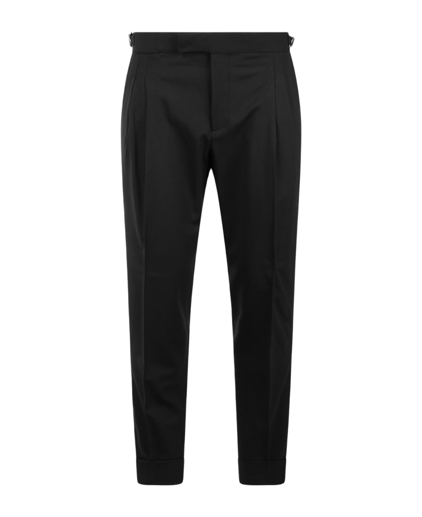 Be Able Robby Pleated Pants - Black