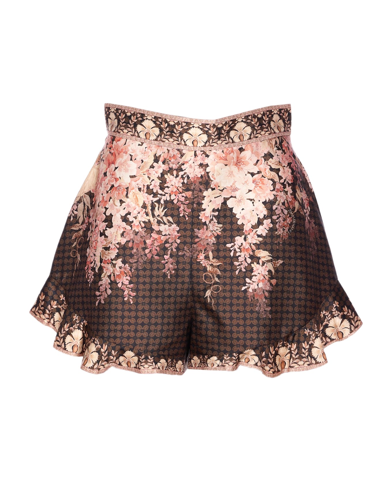 Zimmermann Illuminate Flutter Shorts - BLACKFLORAL