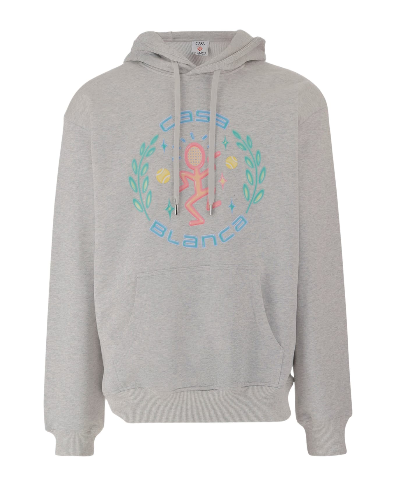 Casablanca Cotton Sweatshirt With Logo - Grey