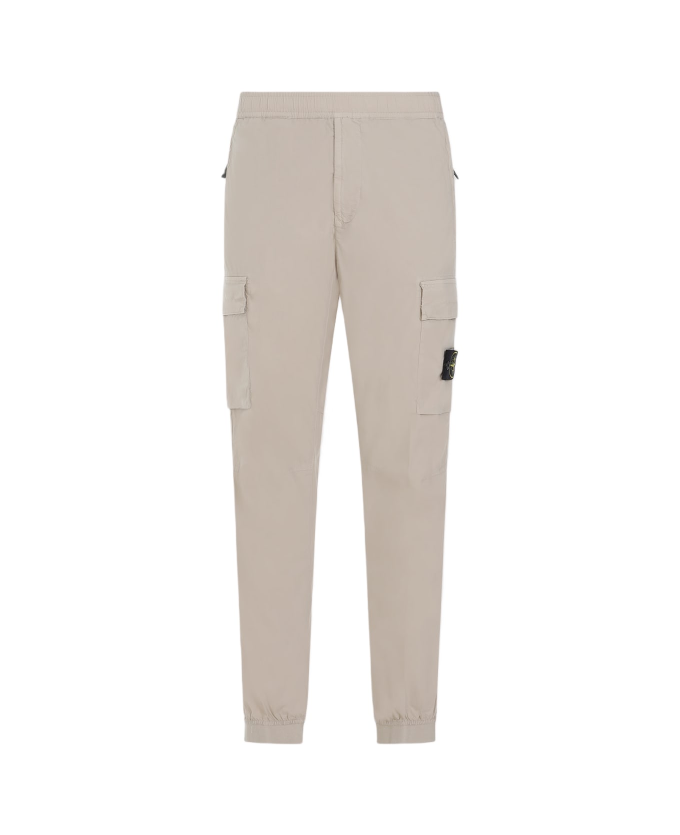 Stone Island Cotton Cargo Pants - Sand