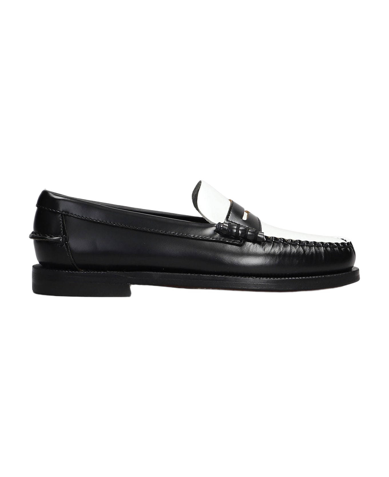 Sebago Classic Dan Loafers In Black Leather - black
