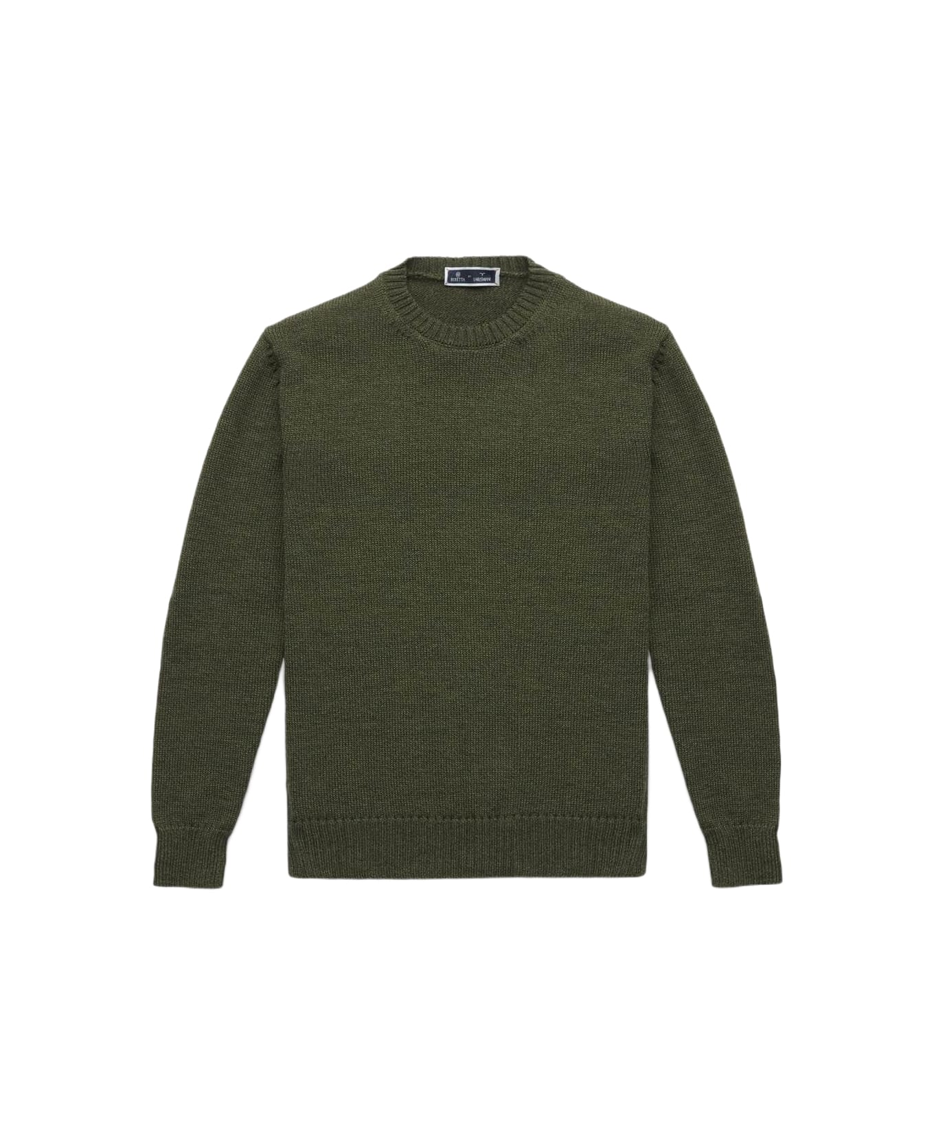 Larusmiani Crew Neck Sweater 'la Cabane' Sweater - Olive ニットウェア