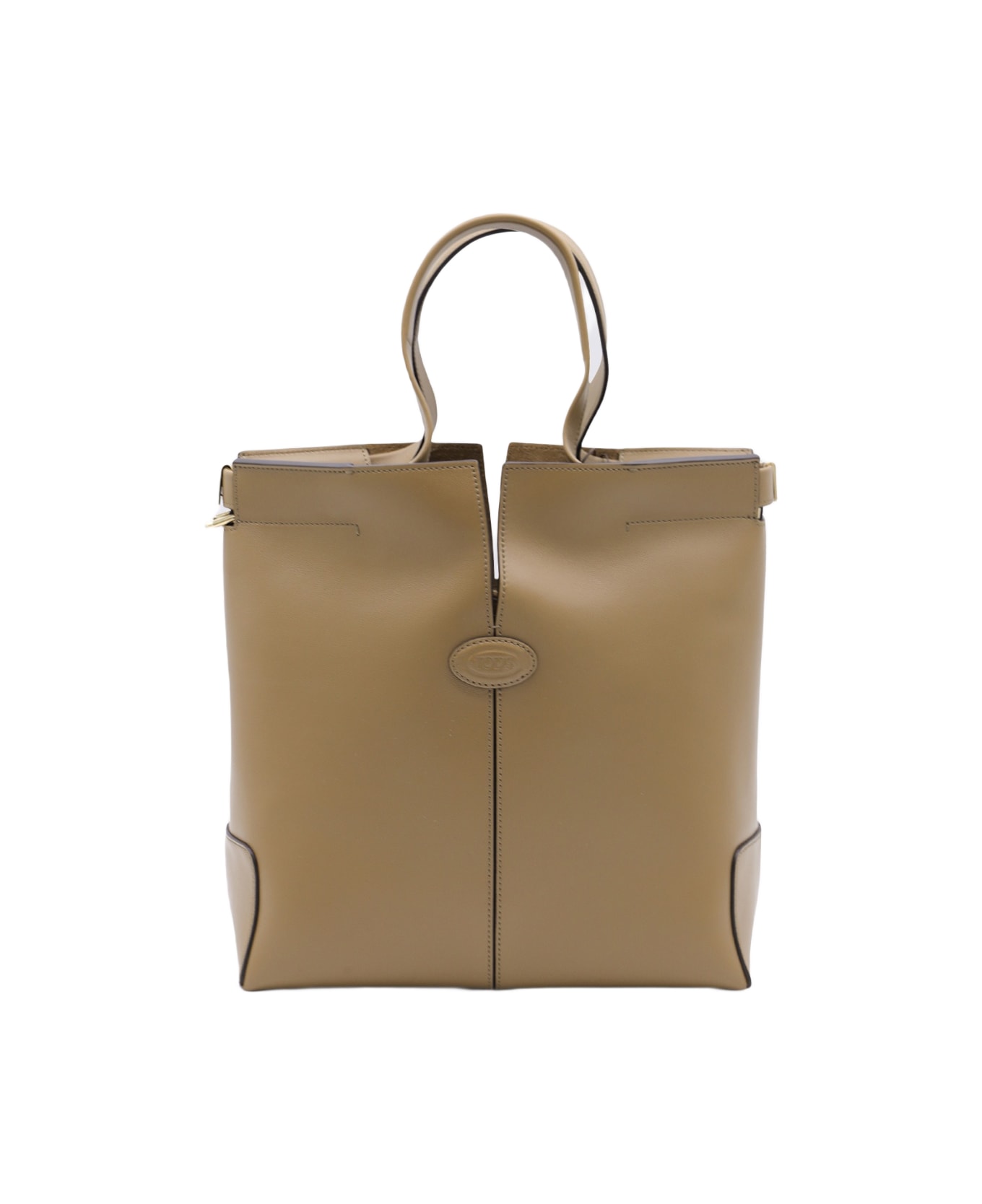 Tod
s Beige Leather Totes - LENTICCHIA