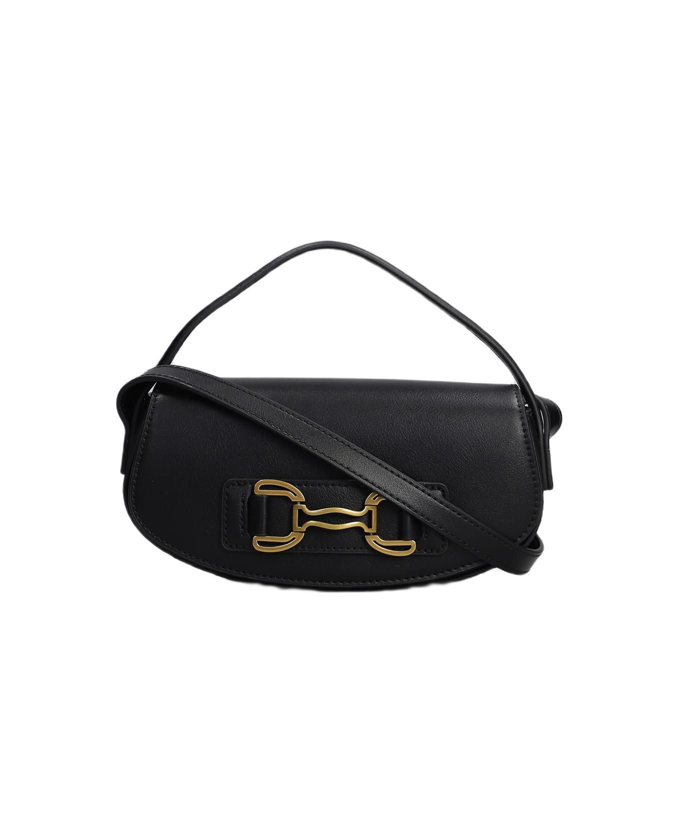 Bibi Lou Shoulder Bag In Black Leather - black