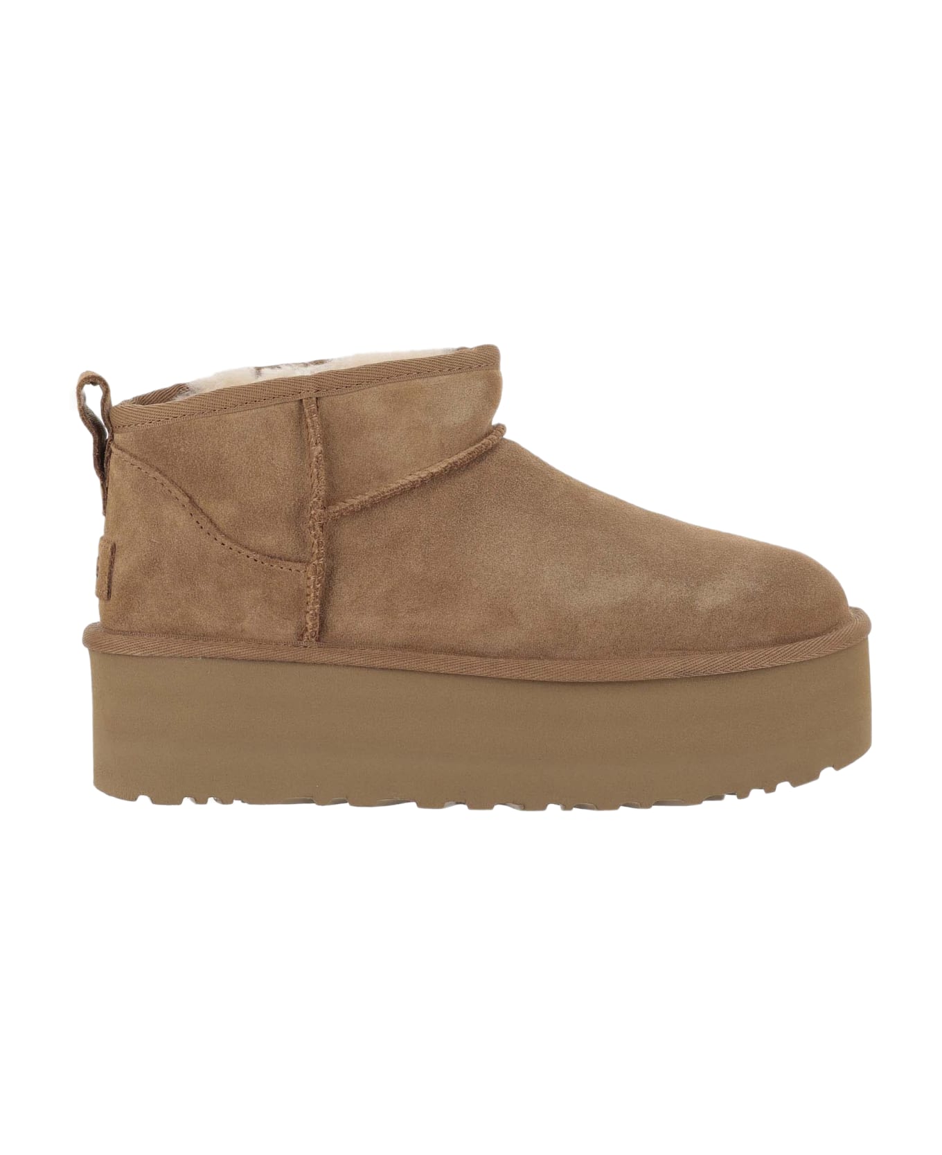 UGG Classic Ultra Mini Platform Boots - Beige