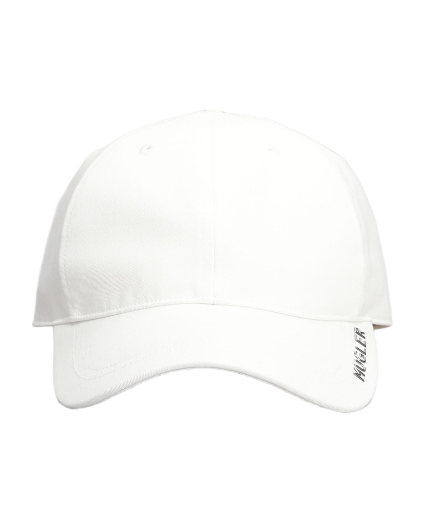 Mugler Hats In White Cotton - white
