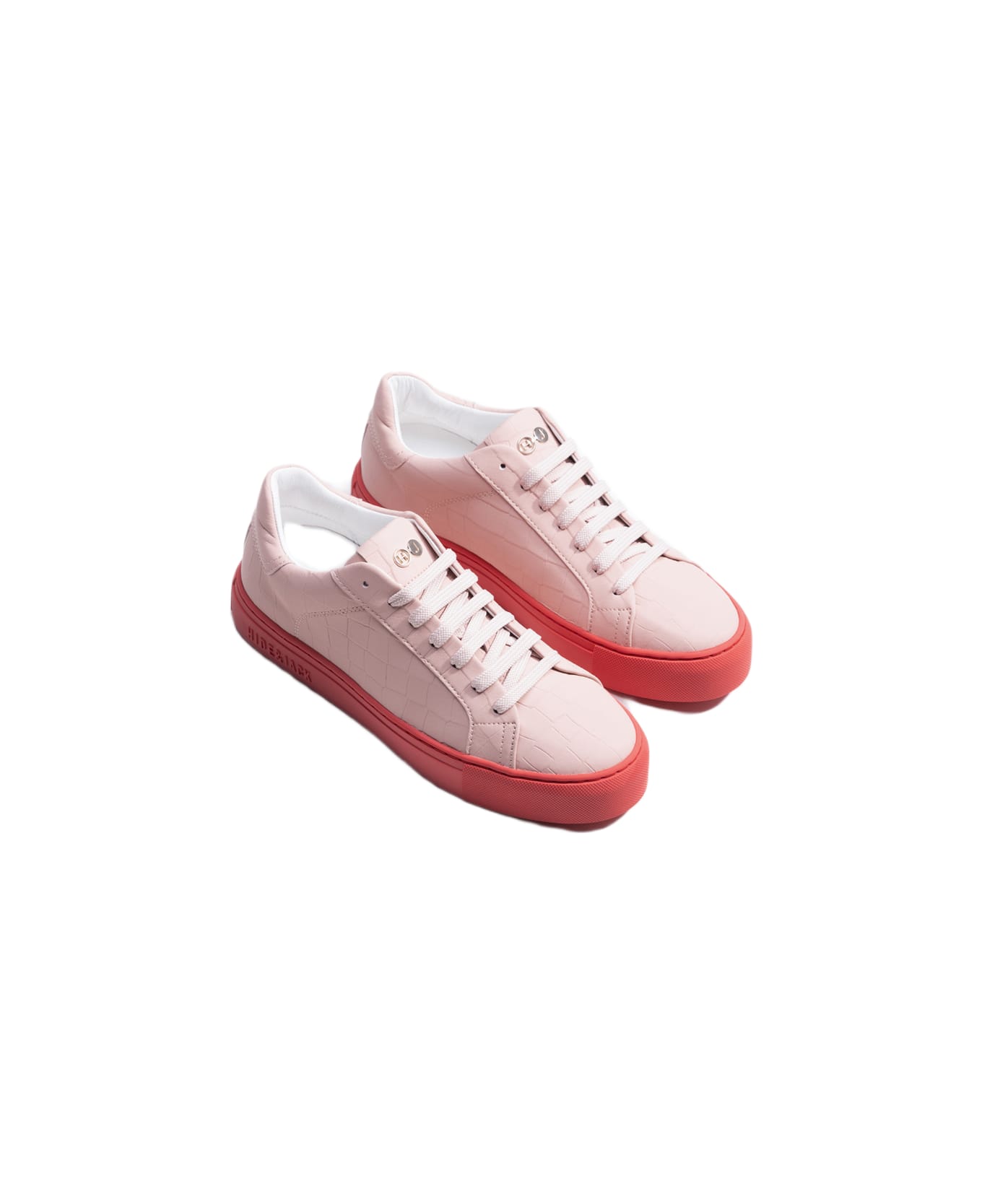 Hide&Jack Low Top Sneaker - Essence Pink Red スニーカー