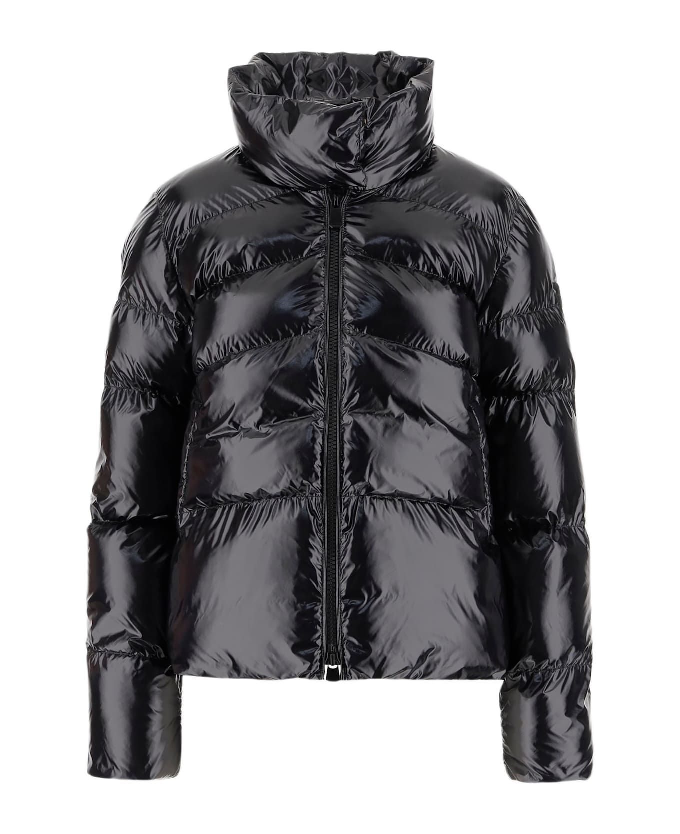 Pinko Glossy Nylon Padded Down Jacket - Black