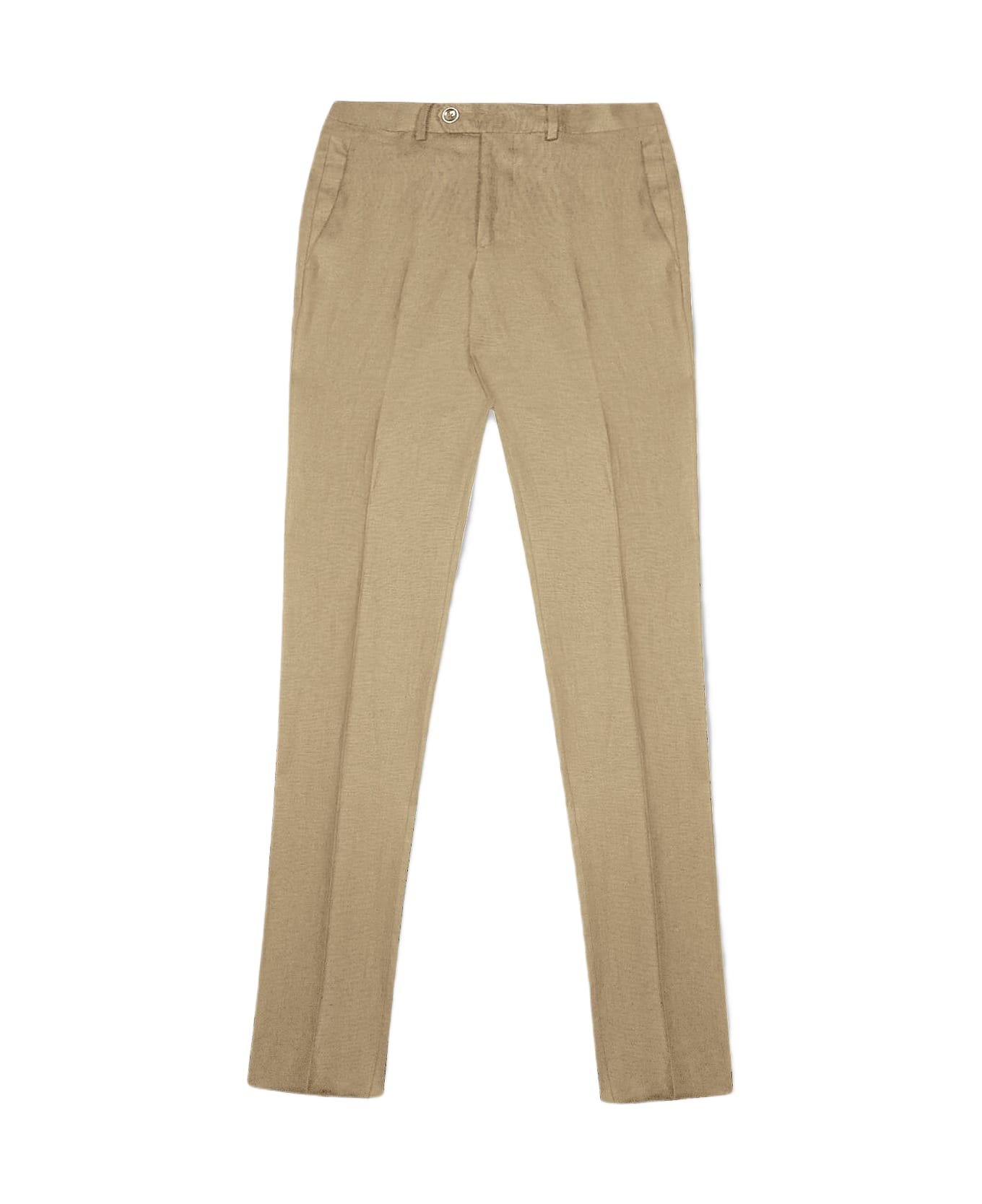 Larusmiani Velvet Trousers Howard Pants - Beige