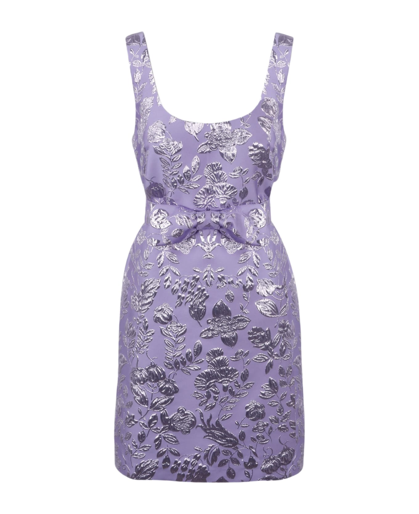 Parosh Phillys Mini Dress - Pink & Purple