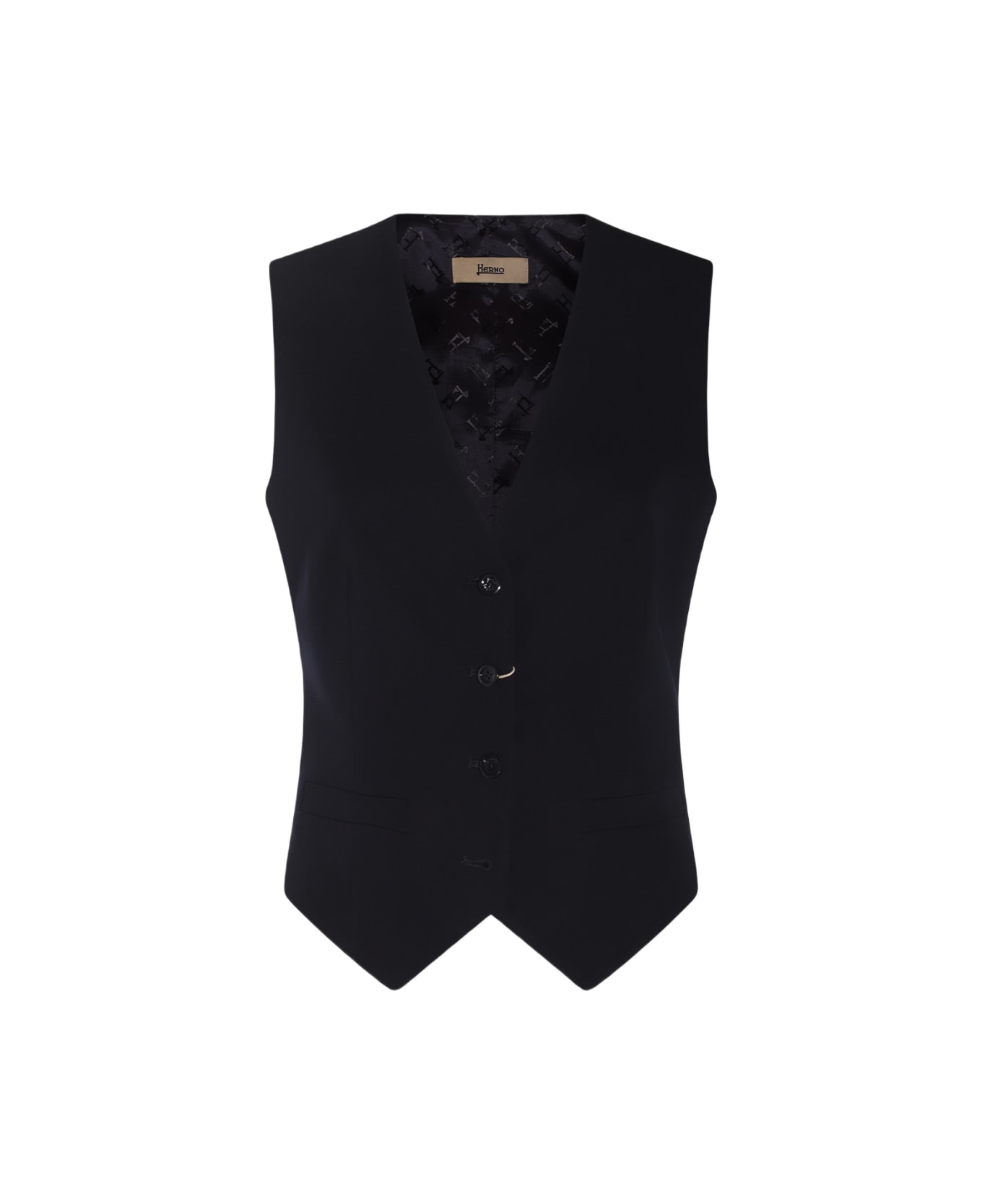 Herno Blue Gilet Top - Blue
