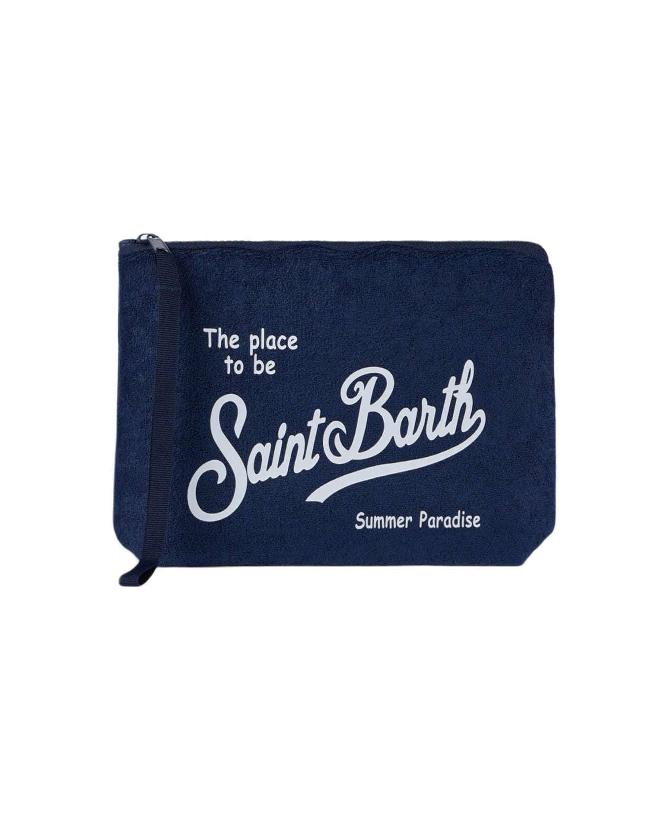 MC2 Saint Barth Aline Navy Blue Terry Pochette - BLUE