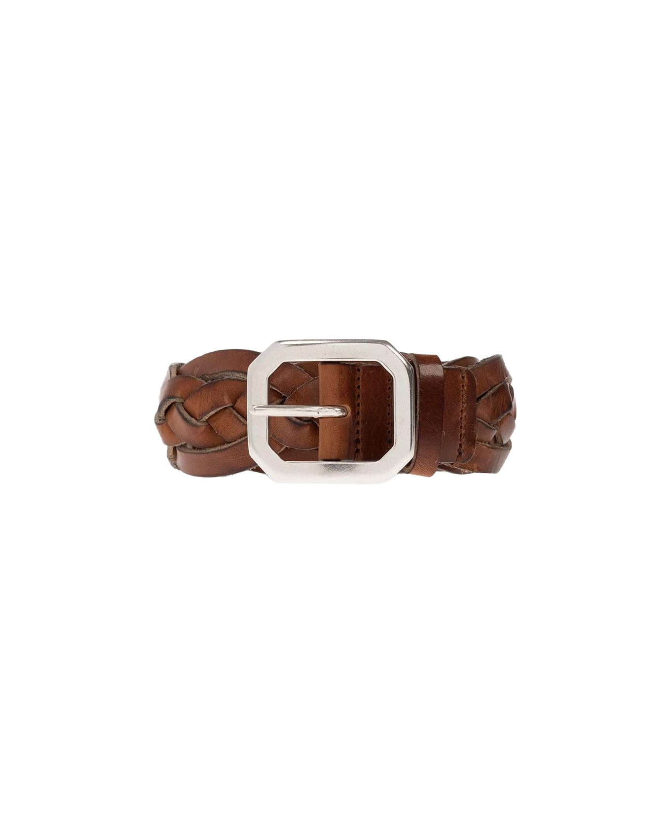 Dsquared2 Leather Belt - BROWN  