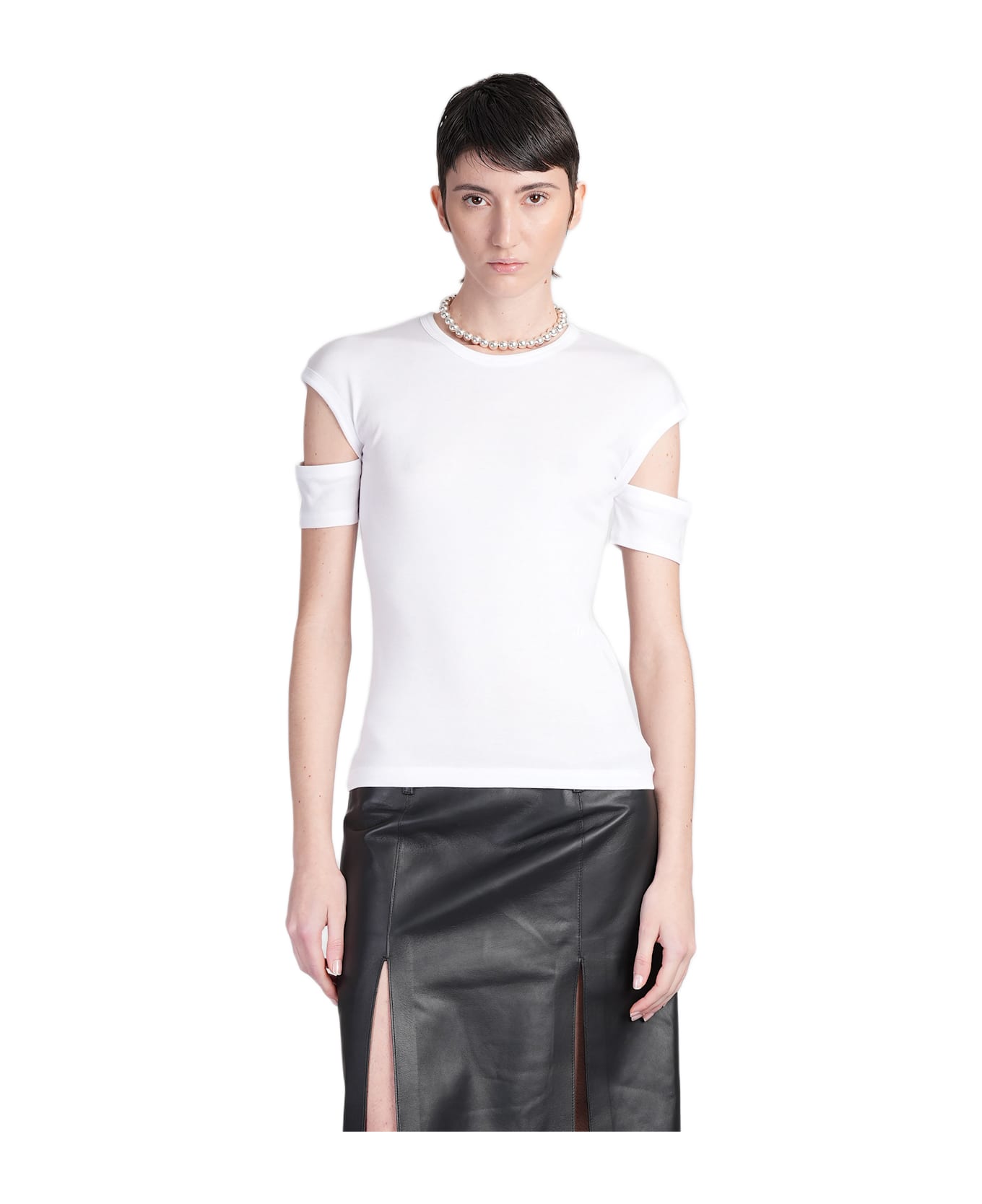 Helmut Lang Topwear In White Cotton - white