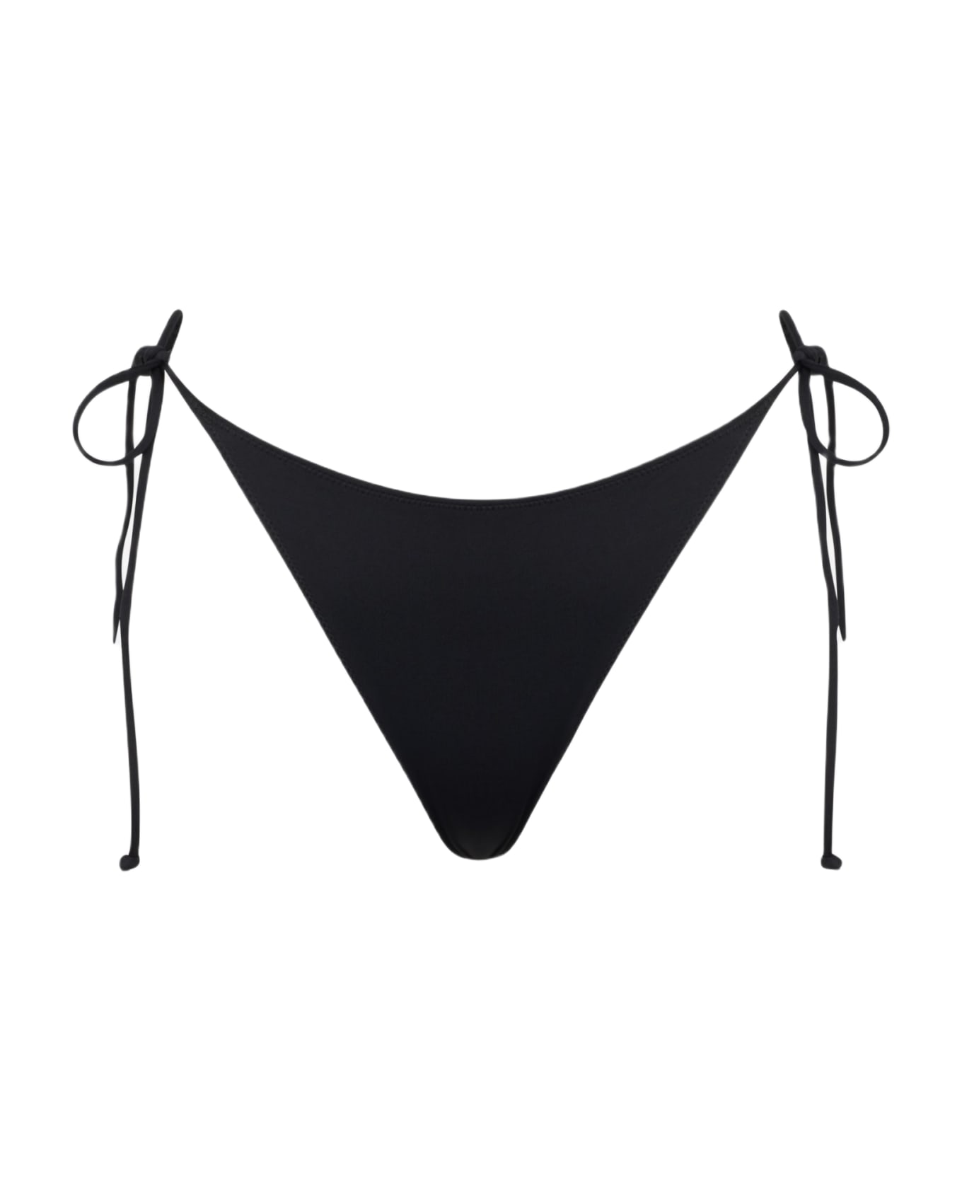 MC2 Saint Barth Woman Black Swim Briefs With Side Laces - BLACK