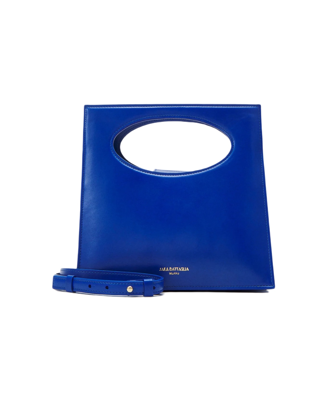 Sara Battaglia Square Bag - Blue