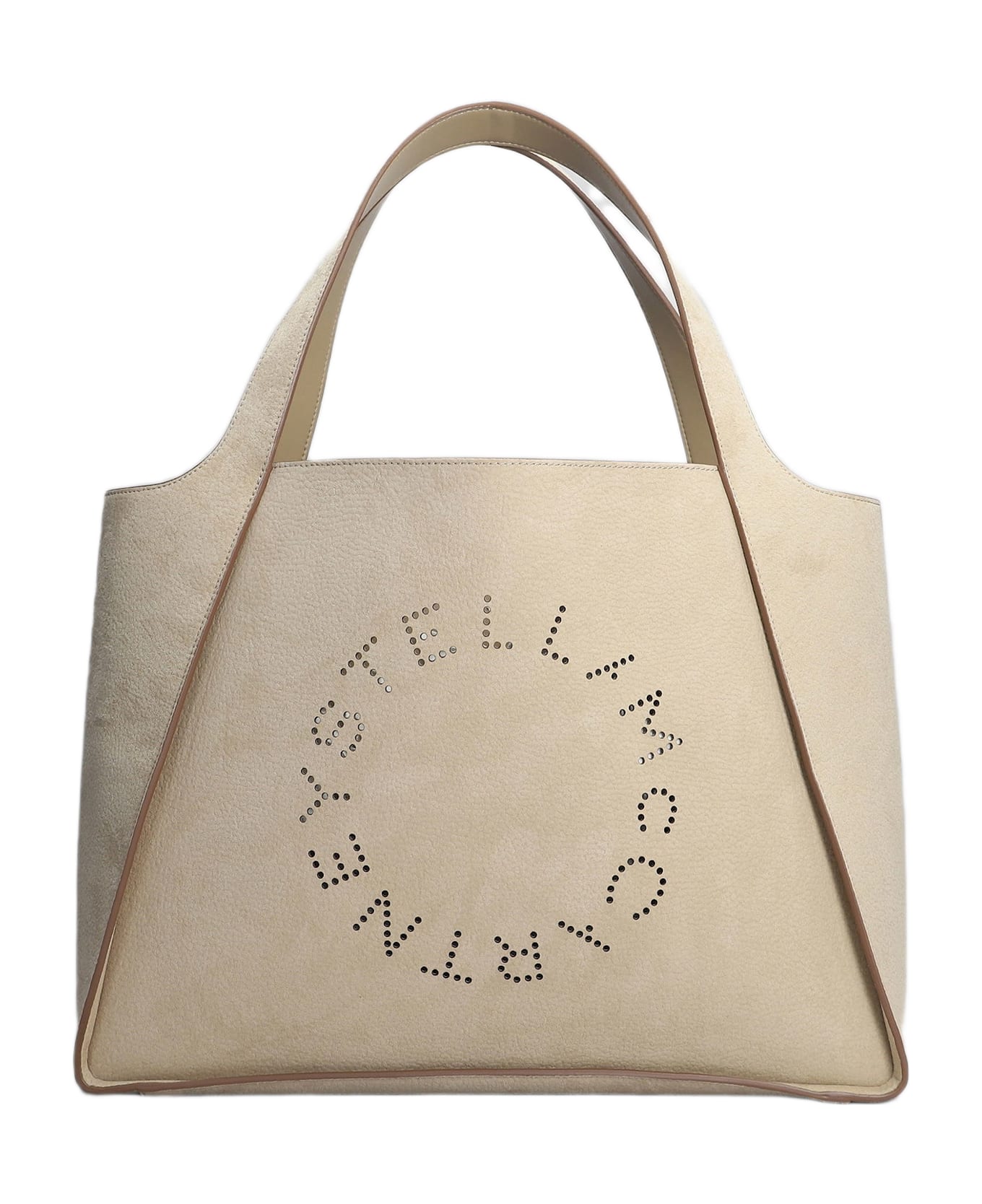 Stella McCartney Tote In Beige Polyester - beige