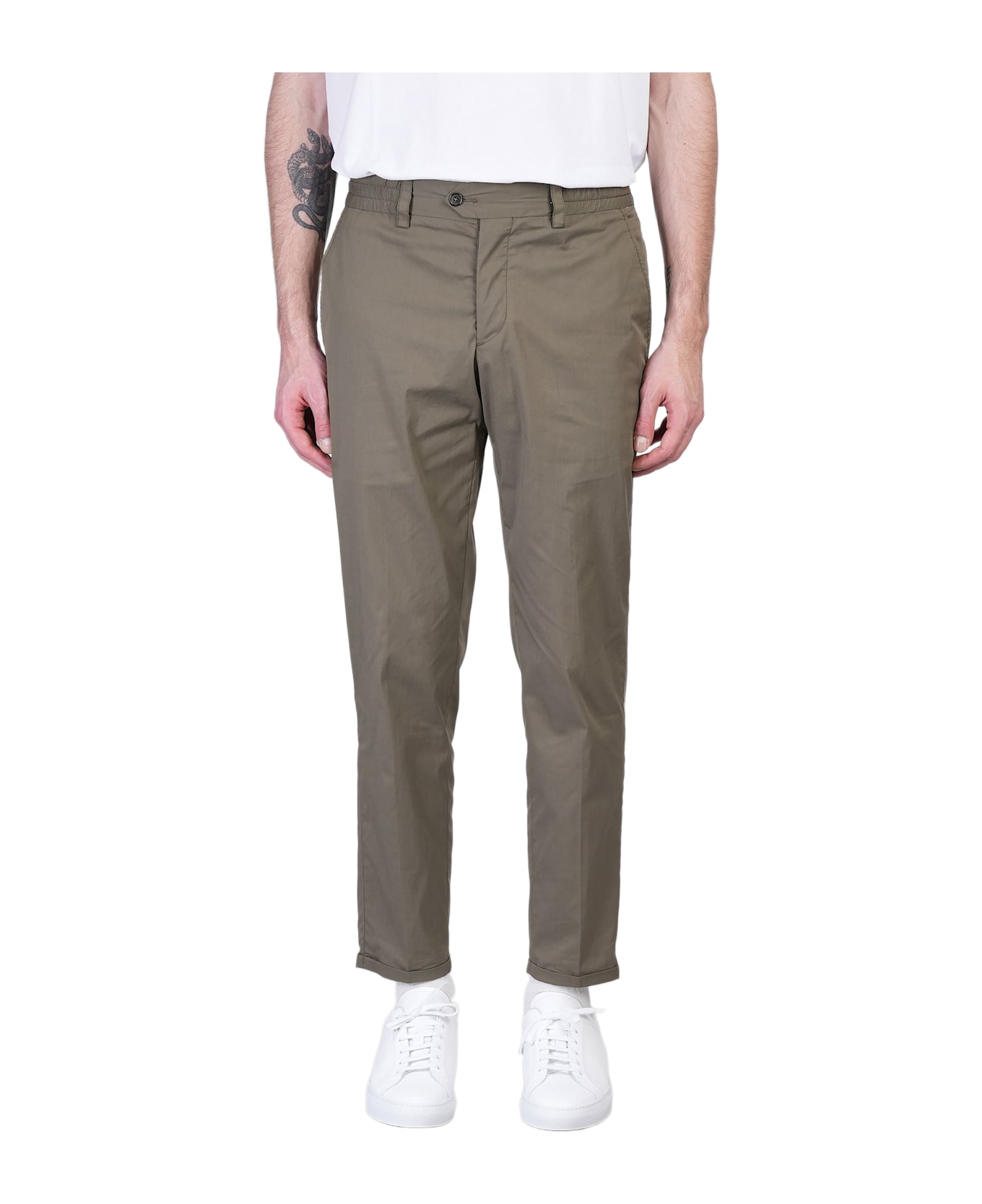 PT Torino Vd05 Pants In Green Cotton - green