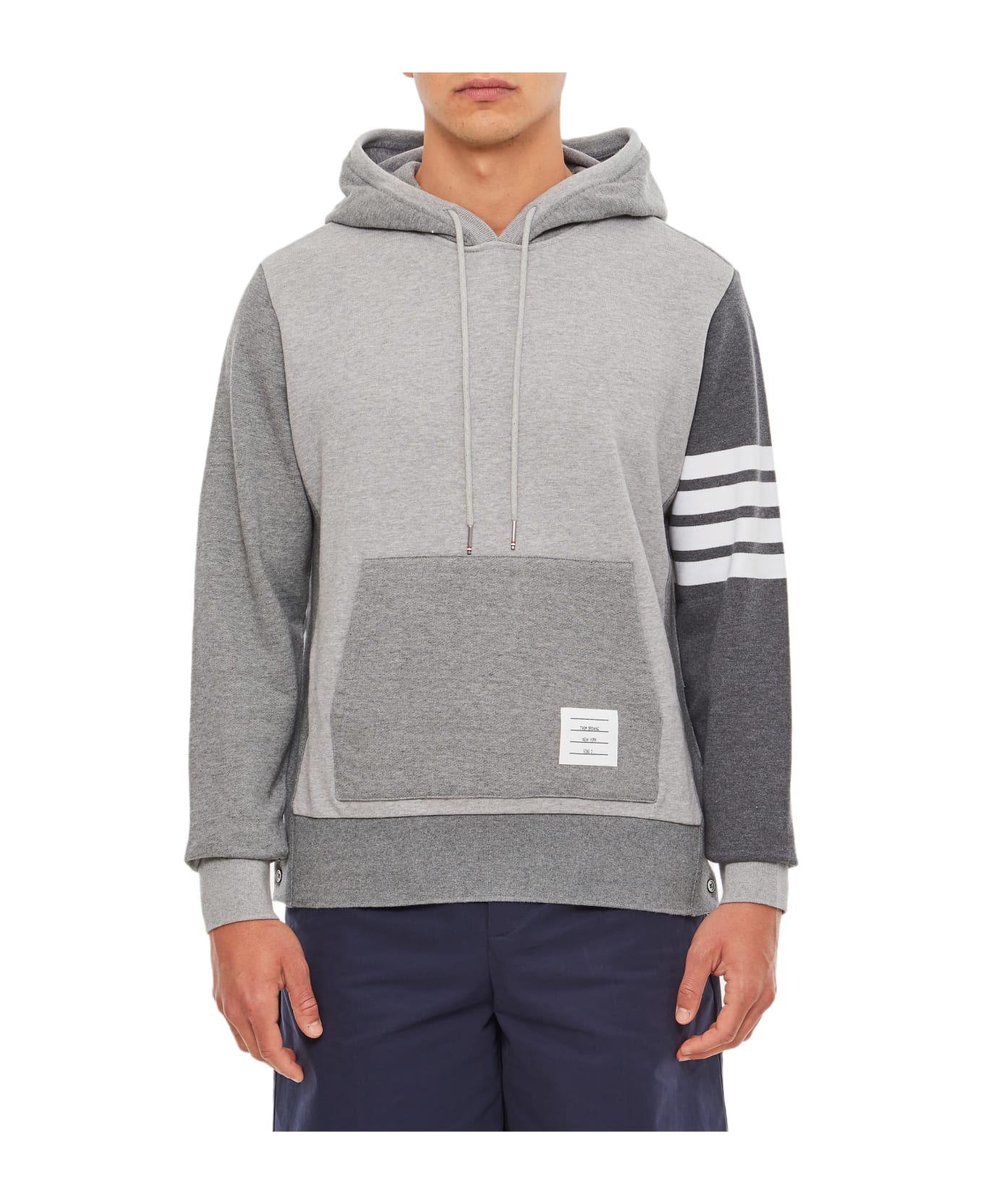 Thom Browne Hoodie Pullover - TONAL GREY