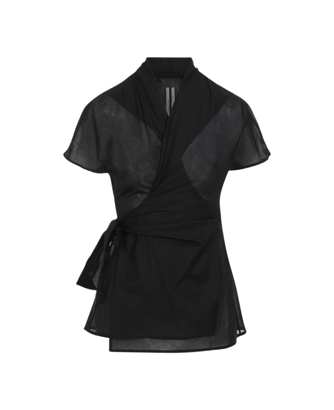 Rick Owens Laura V-neck Top - Black